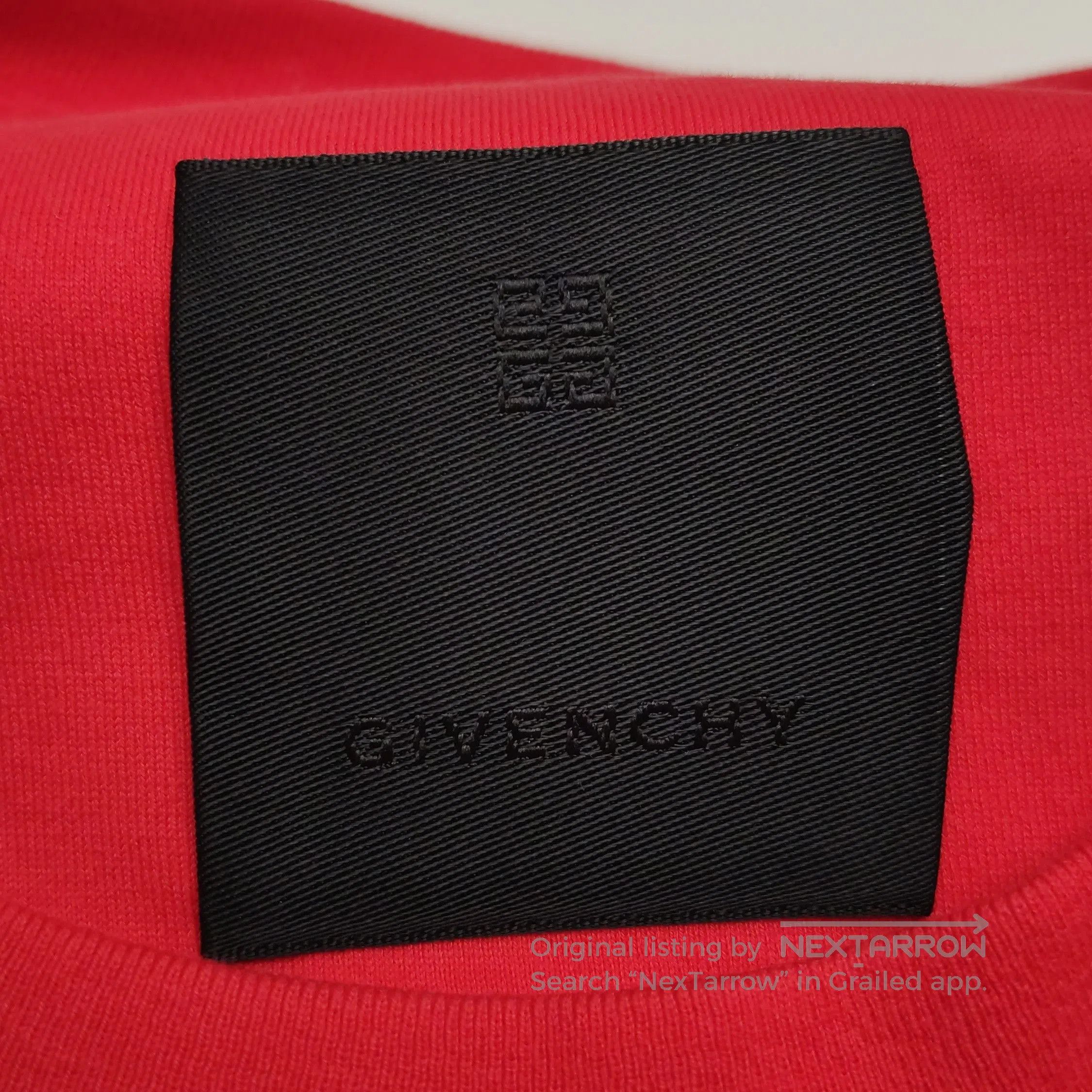 Givenchy Givenchy Red Dragon Print Crew Neck T. Size US XL / EU 56 / 4 - 2 Thumbnail