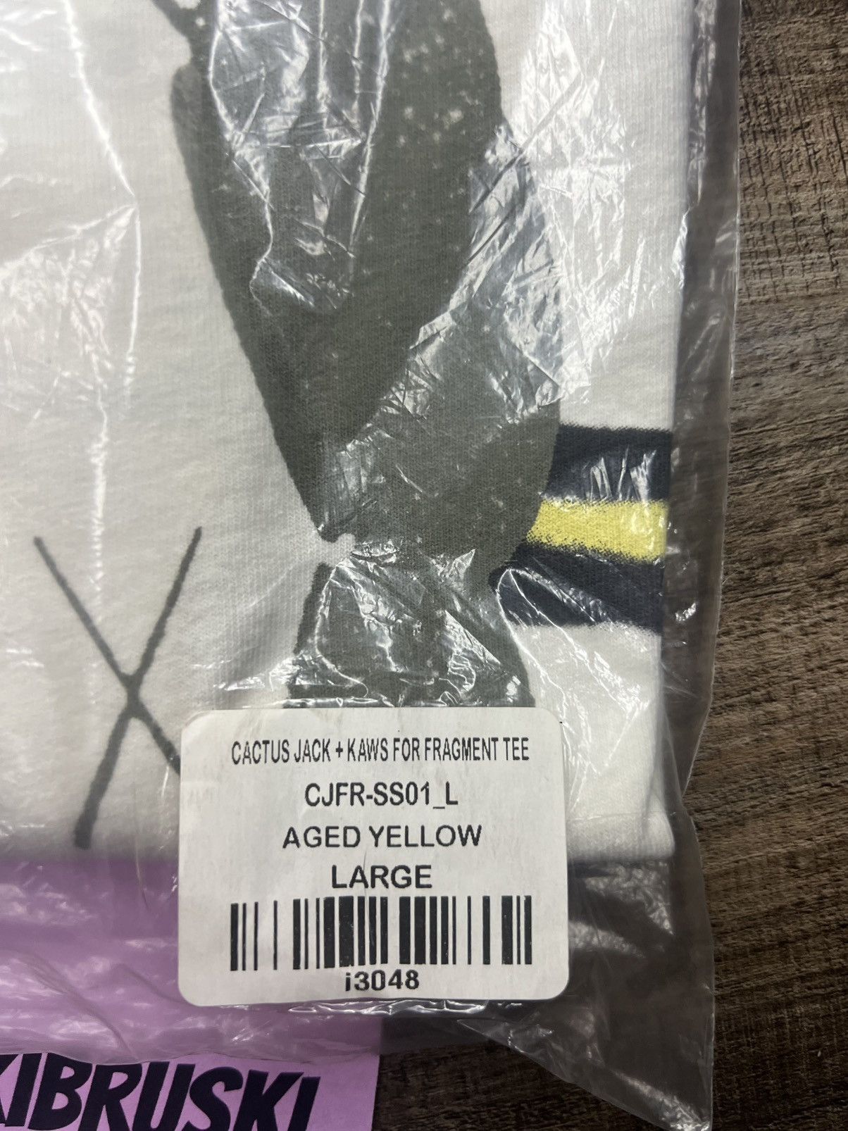 Kaws × Travis Scott TRAVIS SCOTT CACTUS JACK + KAWS FOR FRAGMENT TEE Size US L / EU 52-54 / 3 - 2 Thumbnail