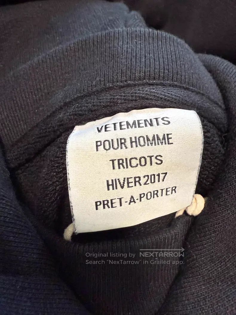 Vetements VETEMENTS Fake Two-Piece Sweatshirt Hoodie Size US XS / EU 42 / 0 - 4 Thumbnail