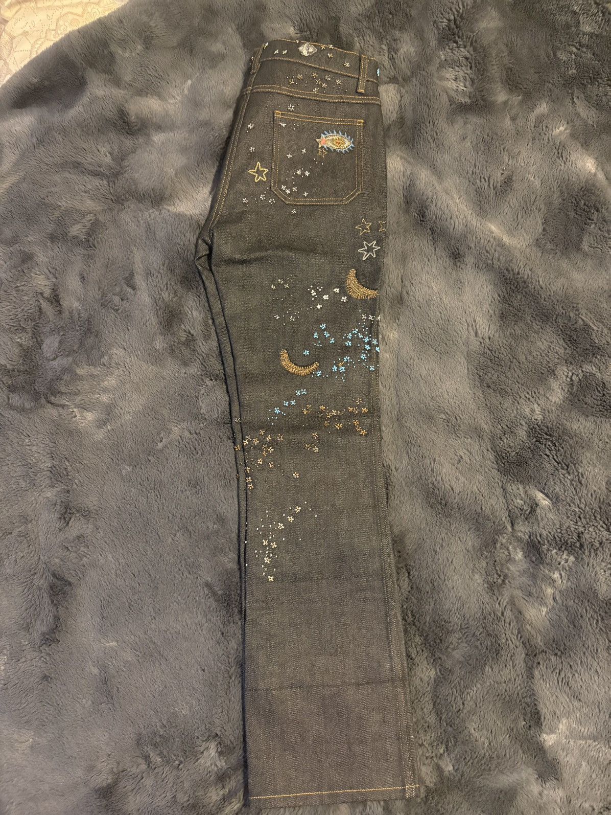 Valentino Valentino bootcut jeans with celestial-themed embroidery Size 25" / US 0 / IT 36 - 7 Thumbnail