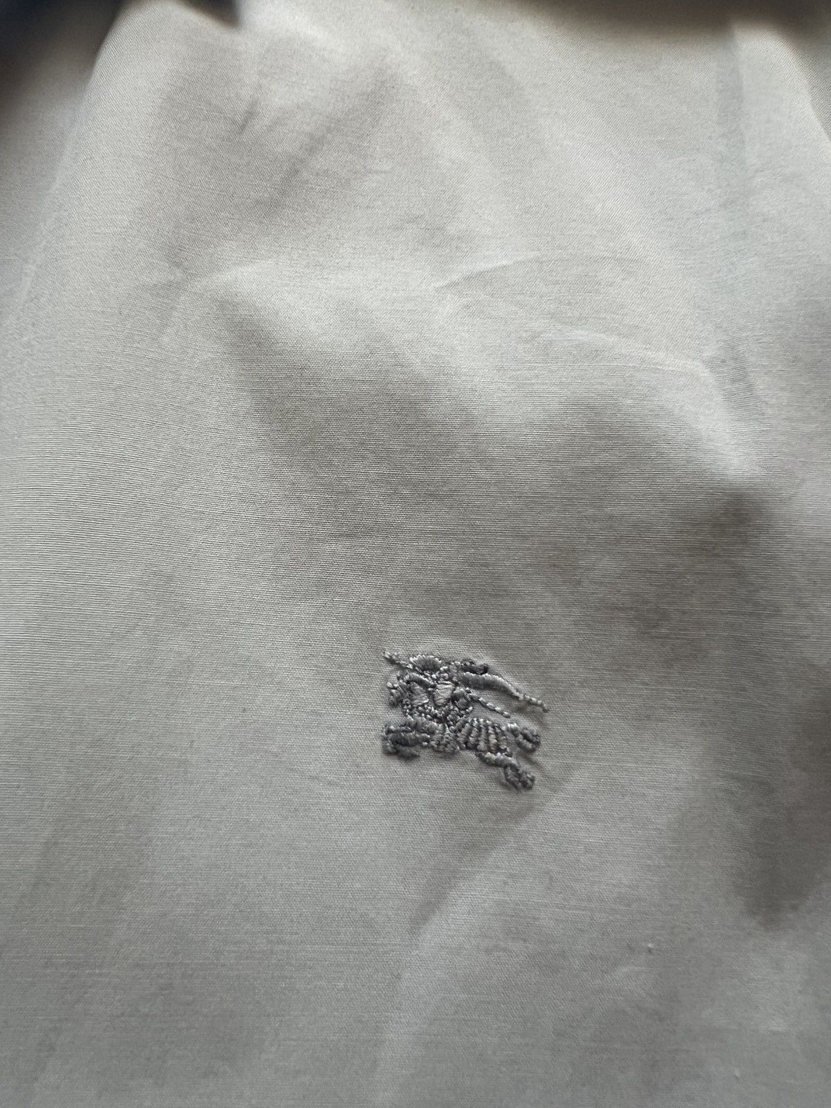 Burberry × Vintage Burberry Blue L Long-sleeve Shirt Size US L / EU 52-54 / 3 - 5 Thumbnail