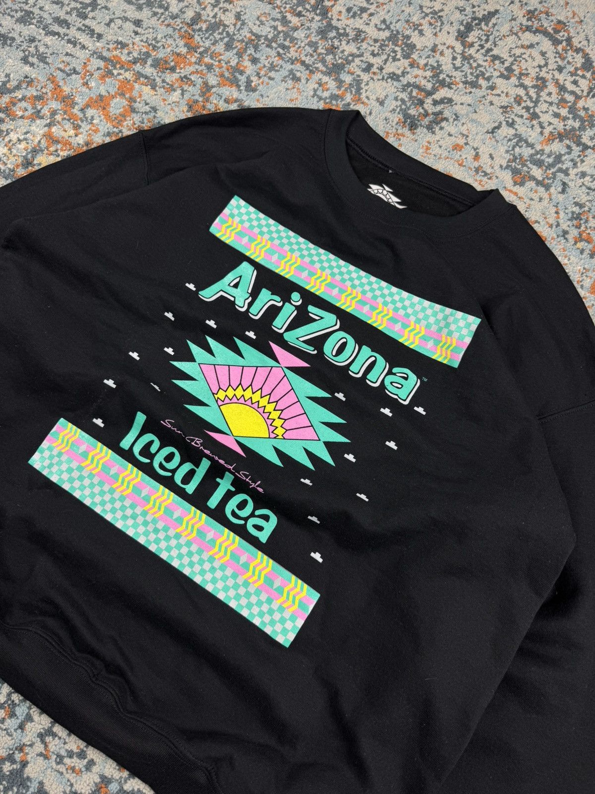 Vintage Vintage Y2K style Arizona iced tea graphic sweatshirt Size US L / EU 52-54 / 3 - 3 Thumbnail