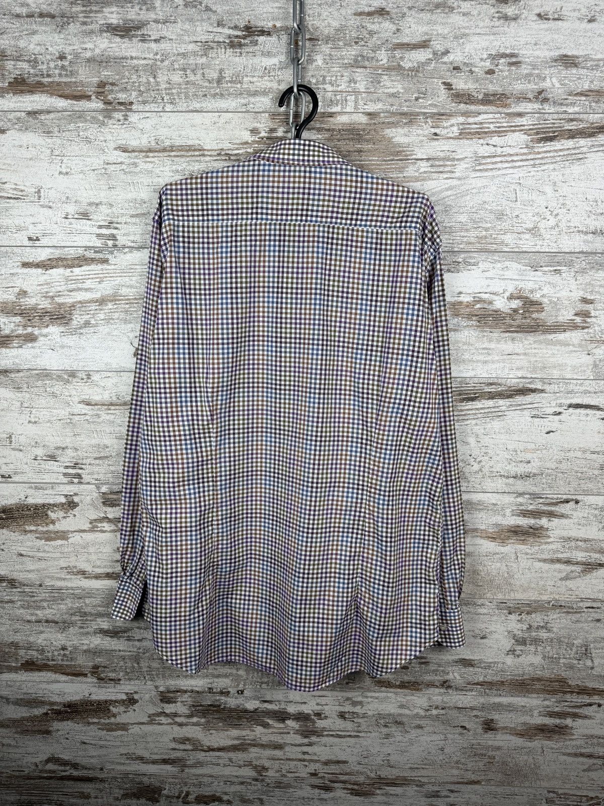 Etro Mens Vintage Etro Milano 42 shirts button up size L checked Size US L / EU 52-54 / 3 - 9 Thumbnail