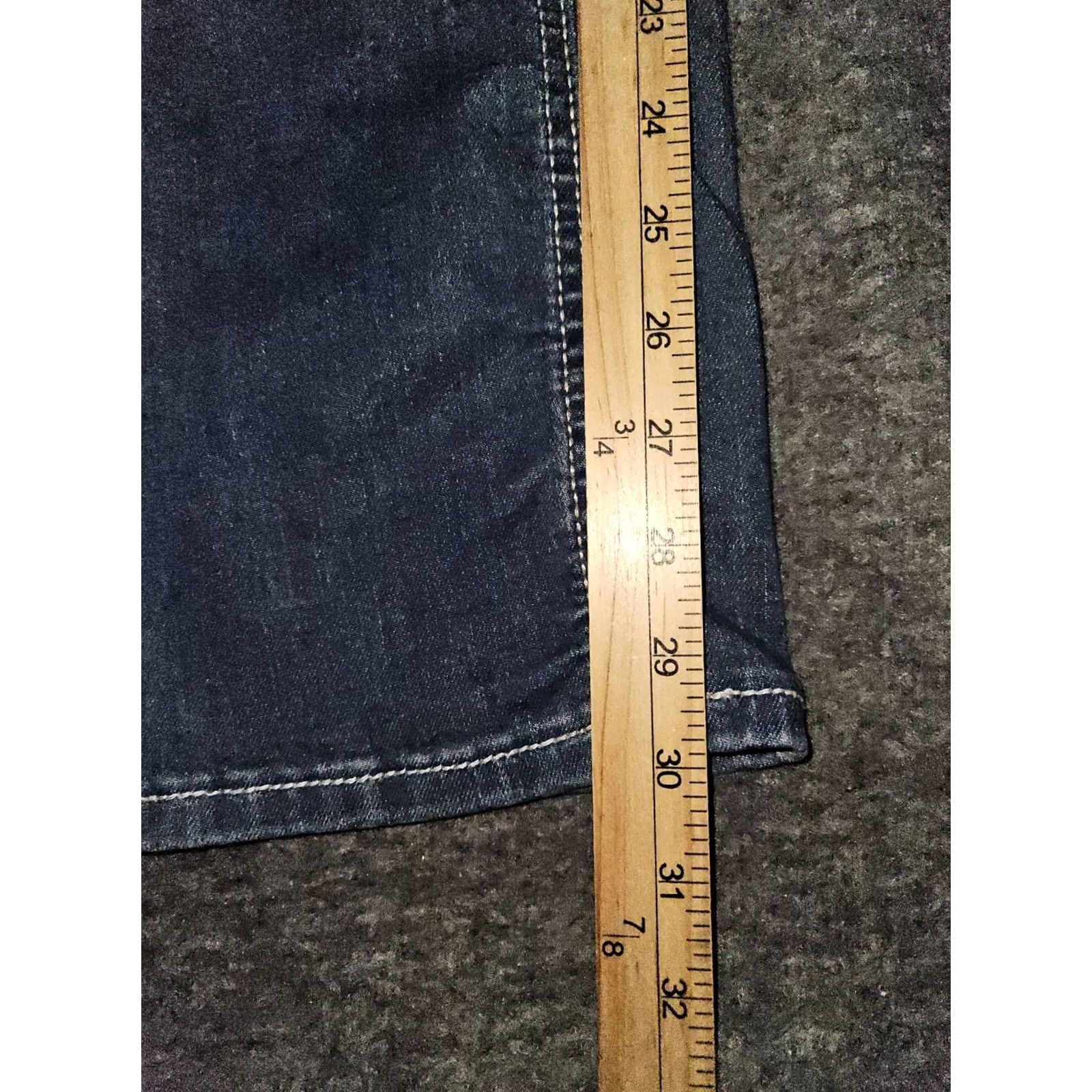 Vintage VINTAGE Earl Jeans Bootcut Jeans Women 10 Low Rise Blue Embroidered 90s Bohemian Logo Womens Size 32" / US 10 / IT 46 - 6 Thumbnail