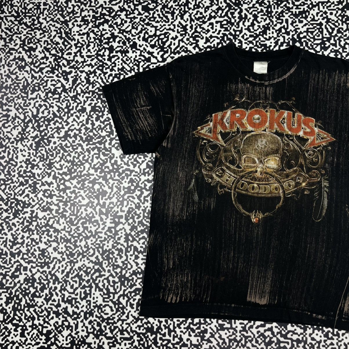 Band Tees Vintage Y2K Krokus Band Rock Metal Skull Bones Logo T-shirt Size US S / EU 44-46 / 1 - 3 Thumbnail
