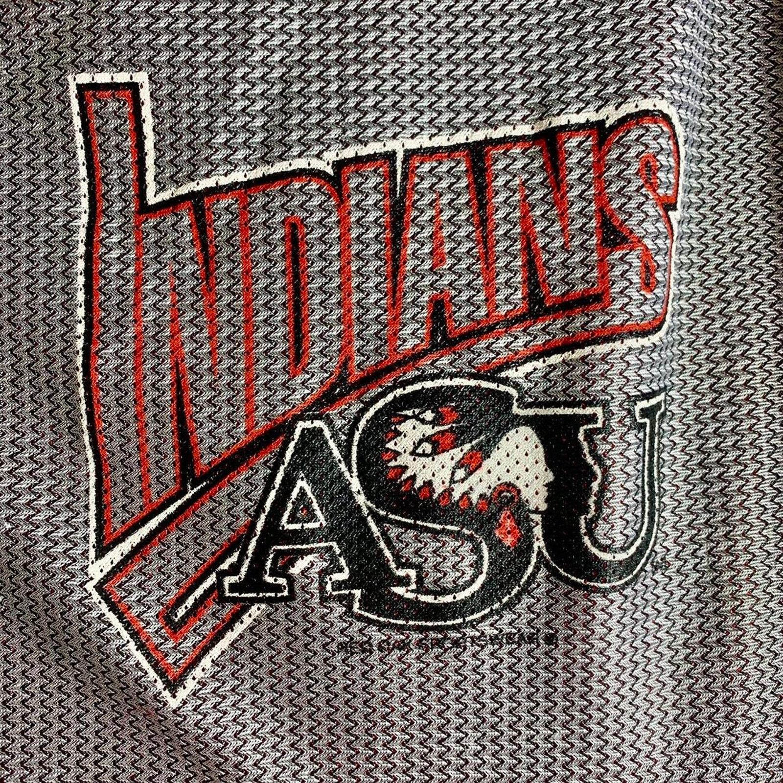 NCAA vintage 90s ASU ARKANSAS STATE INDIANS RED WOLVES gym shorts Size US 32 / EU 48 - 1 Thumbnail