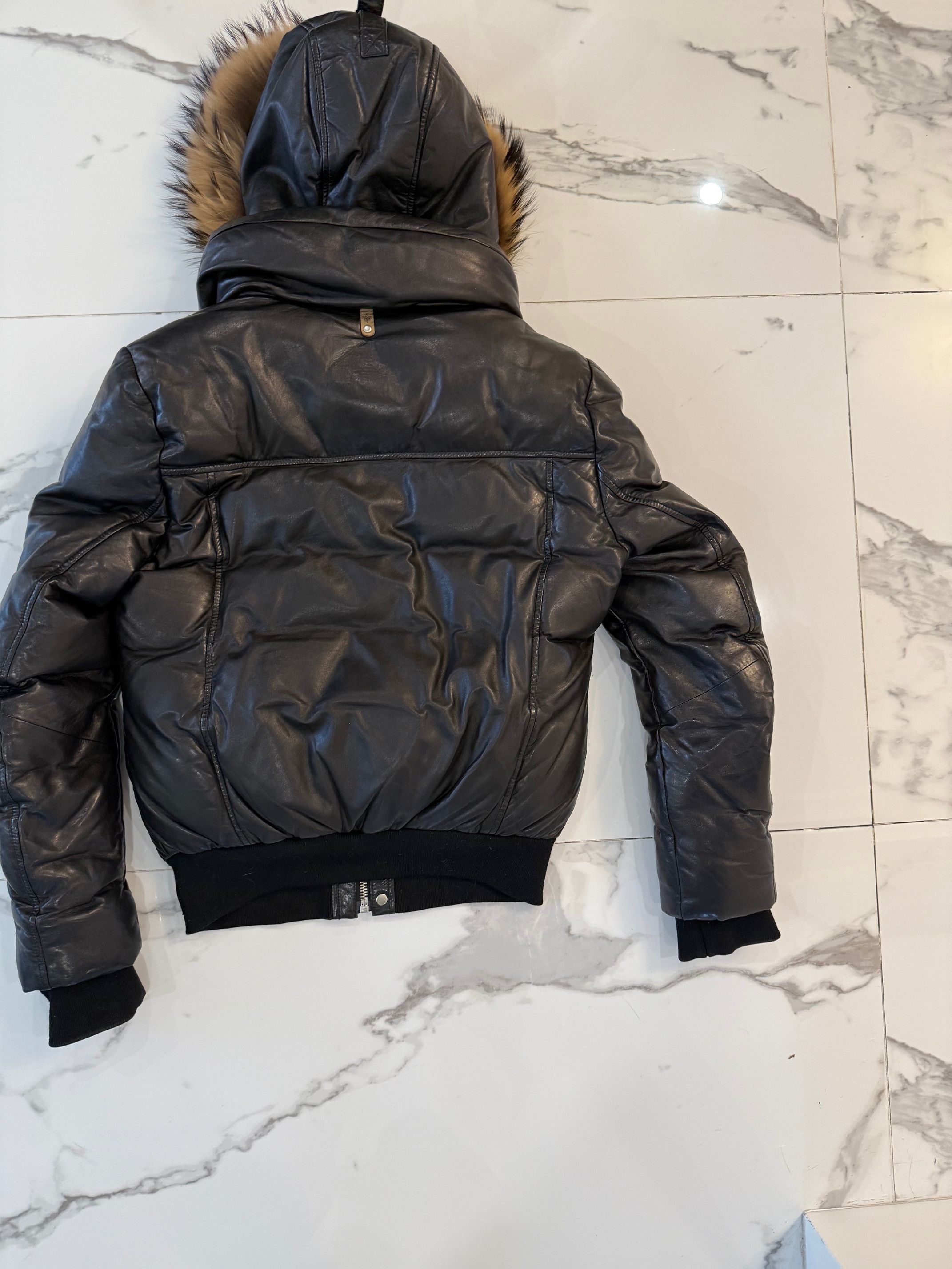 Mackage Mackage Glen Leather Down Bomber Size US S / EU 44-46 / 1 - 3 Thumbnail