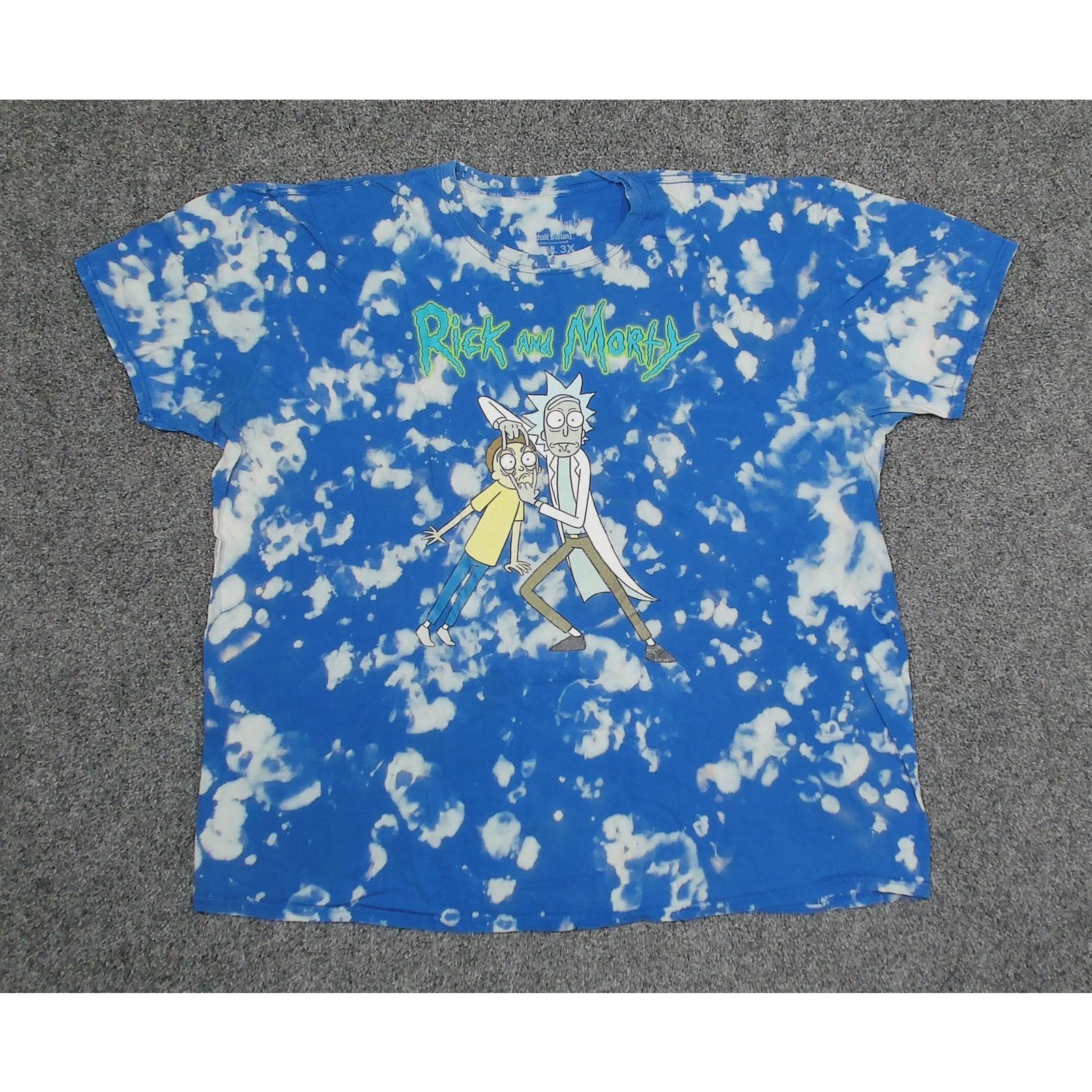 Other Adult Swim 2013 Rick & Morty Bleach Boxy Tee 3X Size 3XL / US 20-22 - 3 Thumbnail