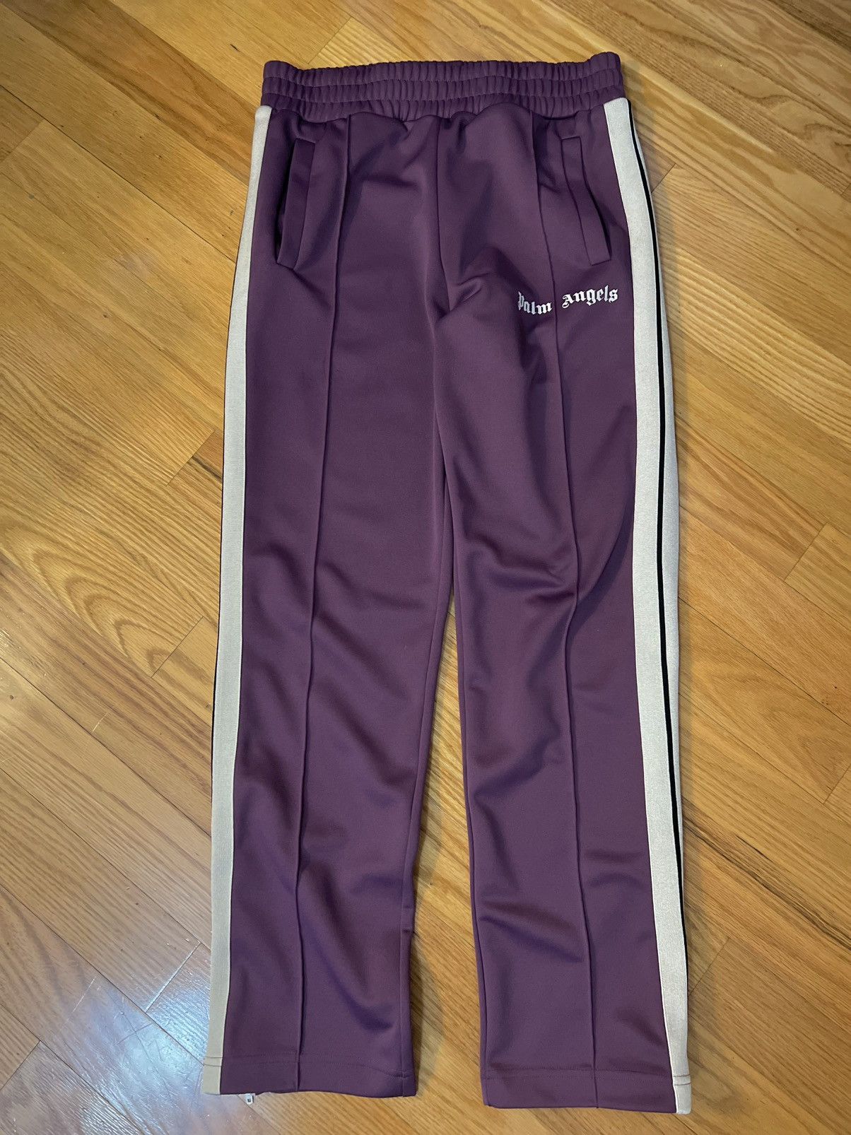 Palm Angels Palm Angels Purple Classic Track Pants Size US 33 - 3 Thumbnail