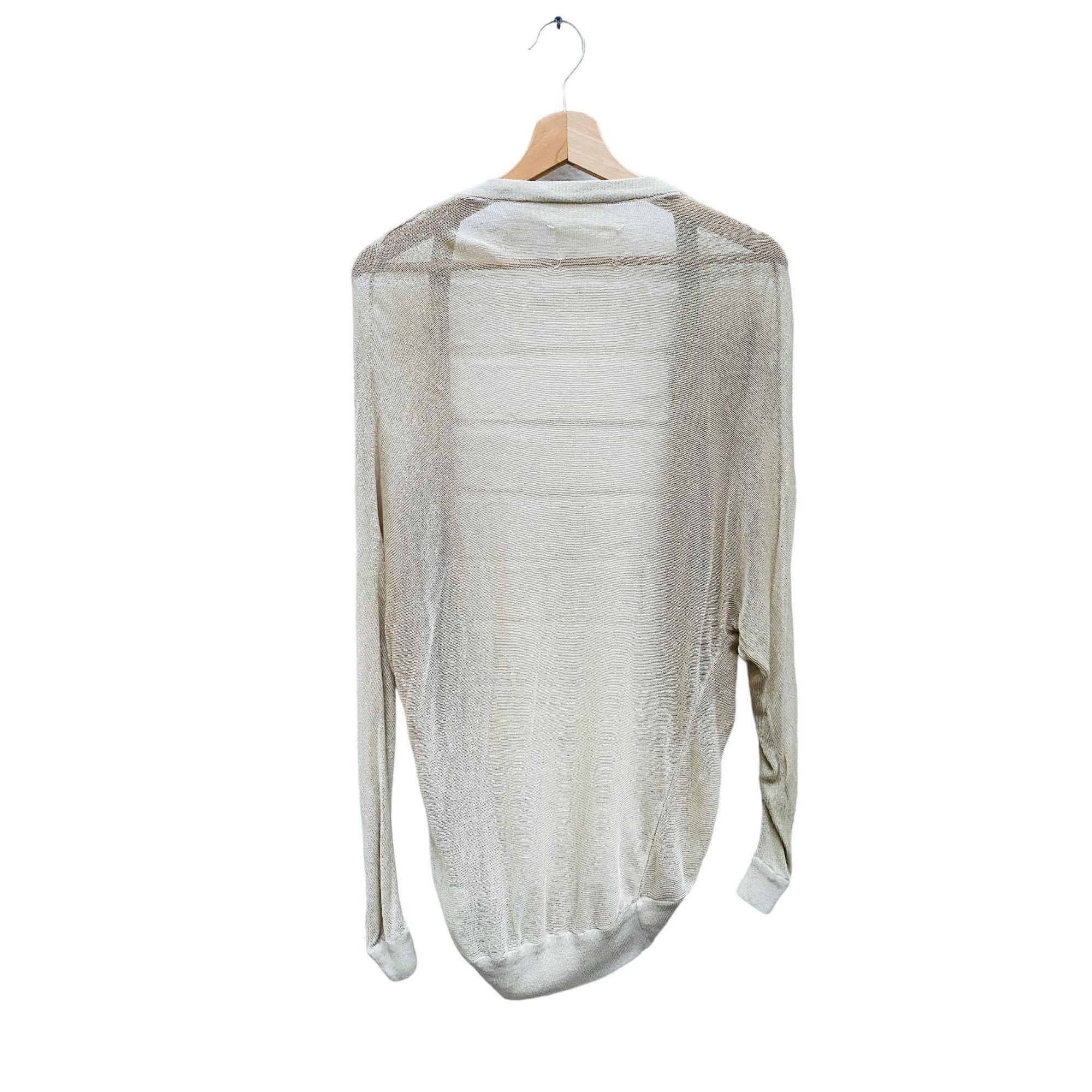 Maison Margiela SS 2007 Beige Long Cardigan Size S / US 4 / IT 40 - 4 Thumbnail