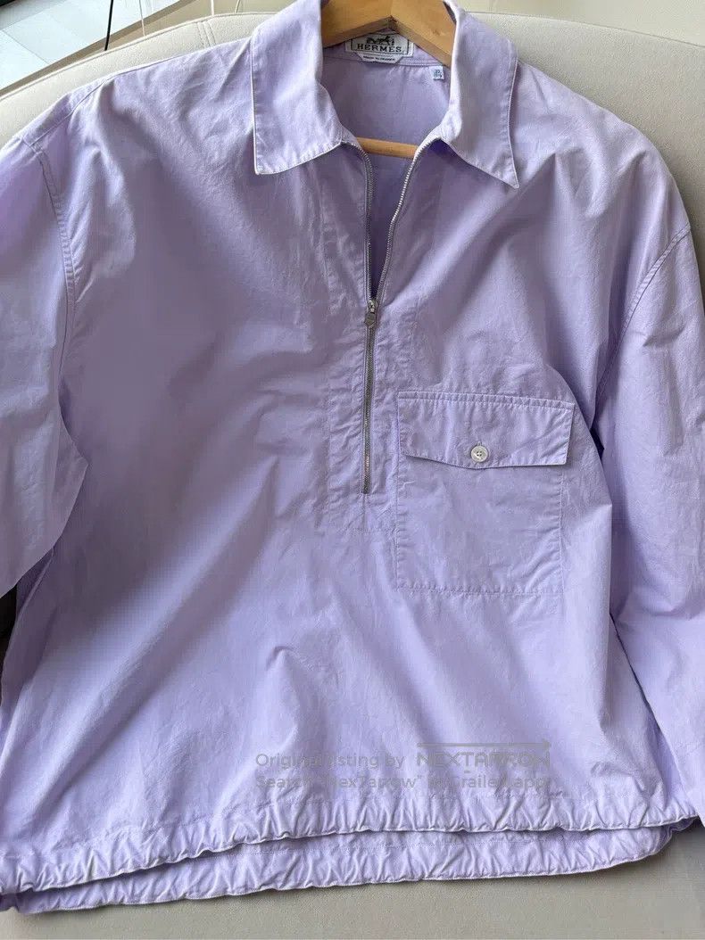 Hermes Hermes size 39 Casual shirt, lavender Size M / US 6-8 / IT 42-44 - 2 Thumbnail