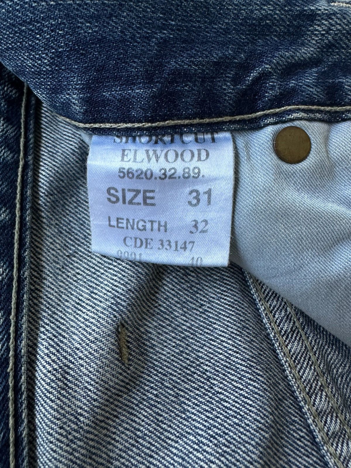 G-Star Vintage G Star Raw Denim Jeans Elwood Double Knee Size US 31 - 9 Thumbnail