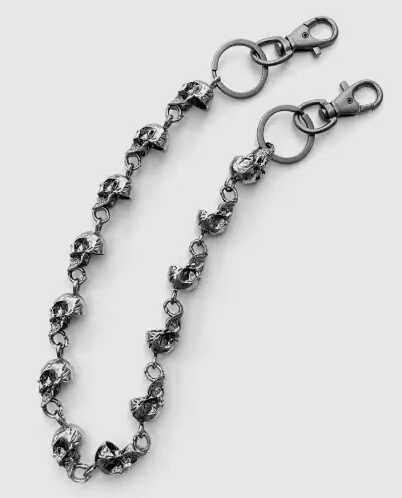 Jewelry Punk Skulls Wallet Chain Size ONE SIZE - 2 Thumbnail