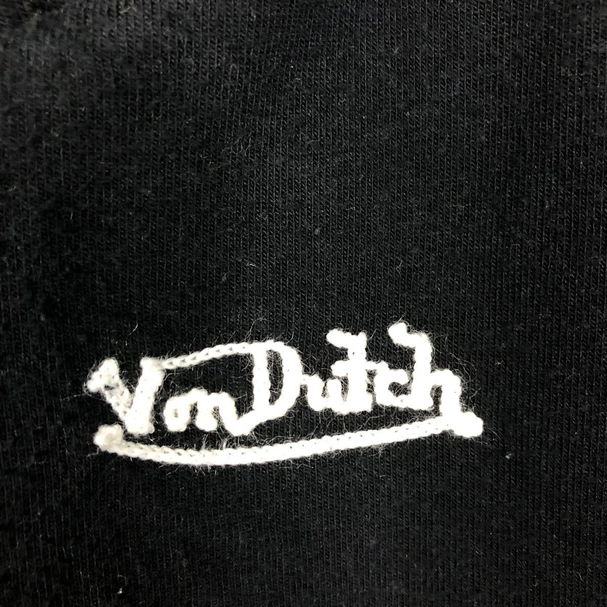 Von Dutch 📌Rich Black Zipper Jacket Von Dutch Big Logo Punk Style Size US L / EU 52-54 / 3 - 20 Thumbnail