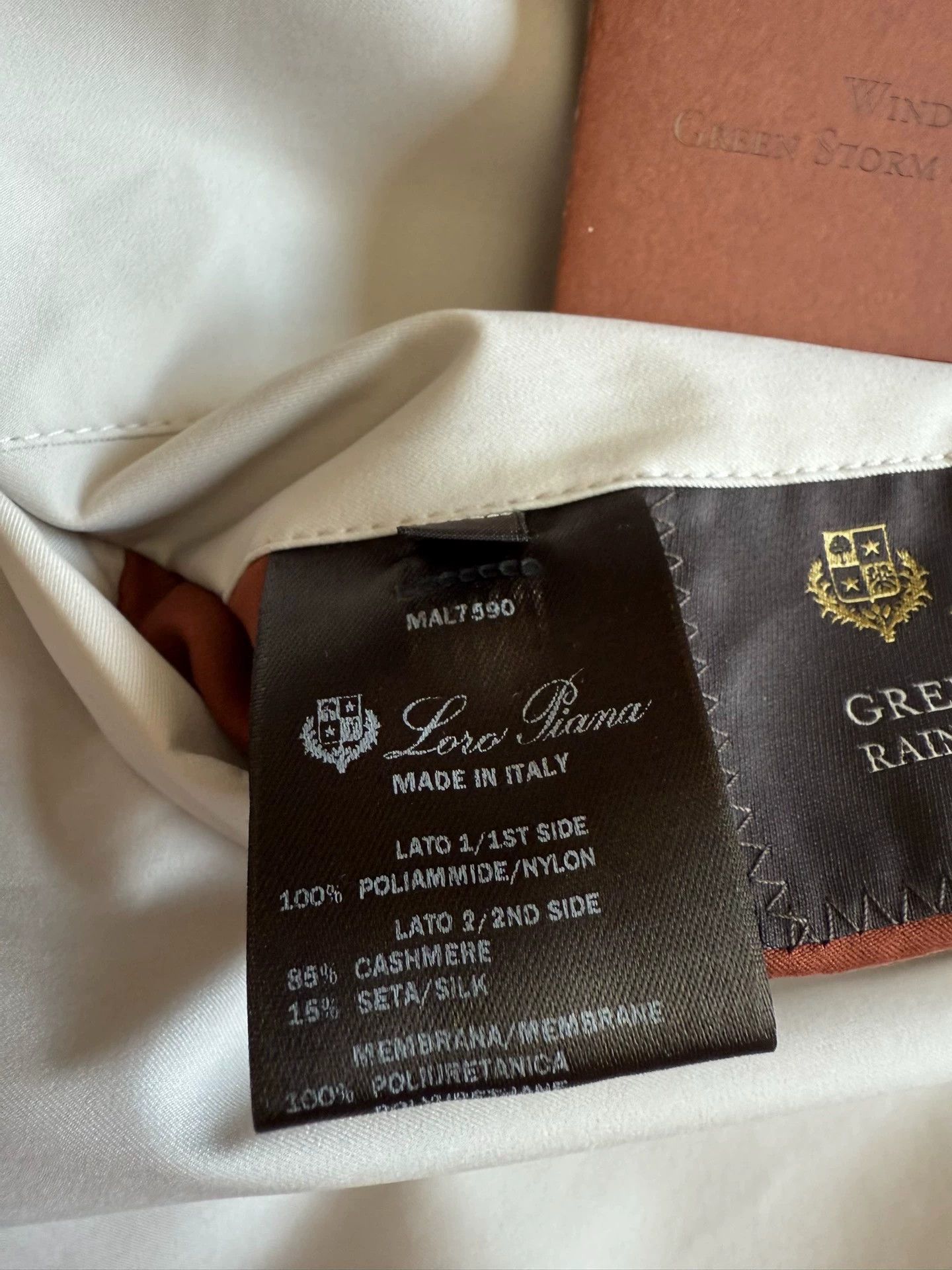 Loro Piana Thick Cashmere Rain Jacket Loro Piana XXL GreenStorm Size US XXL / EU 58 / 5 - 8 Thumbnail