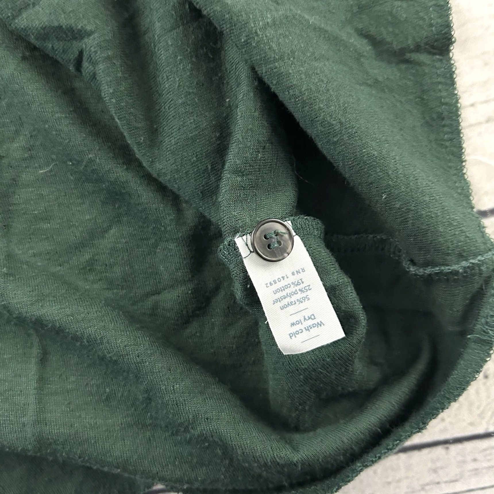 Marine Layer Marine Layer Long Sleeve Button-Up Henley Shirt Men's Marge Green M/L Green Henley Shirt Mens Size US M / EU 48-50 / 2 - 5 Thumbnail