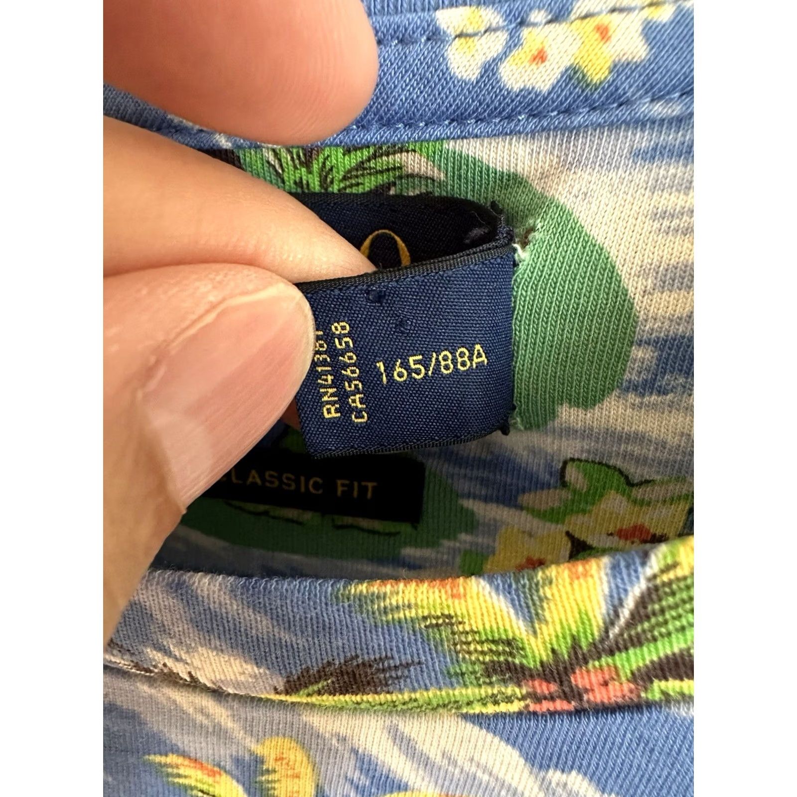 Ralph Lauren Ralph Lauren Polo Mens T-Shirt XS All Over Print Blue Hawaiian Hula Dancers Crew Neck Short Sleeve Logo Size US XS / EU 42 / 0 - 5 Thumbnail