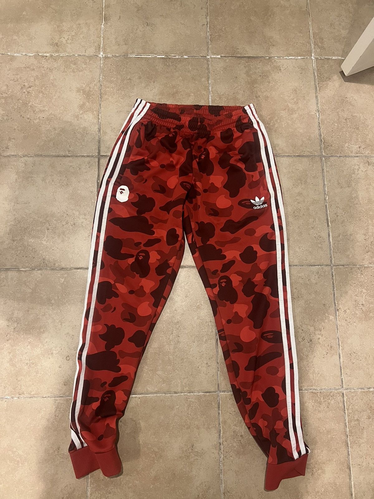 Bape x Adidas track pants collab Bottoms