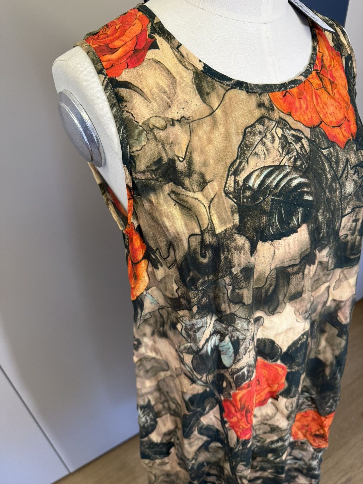 R13 R13 Sleeveless Midi - Camo Rose Size M / US 6-8 / IT 42-44 - 6 Thumbnail