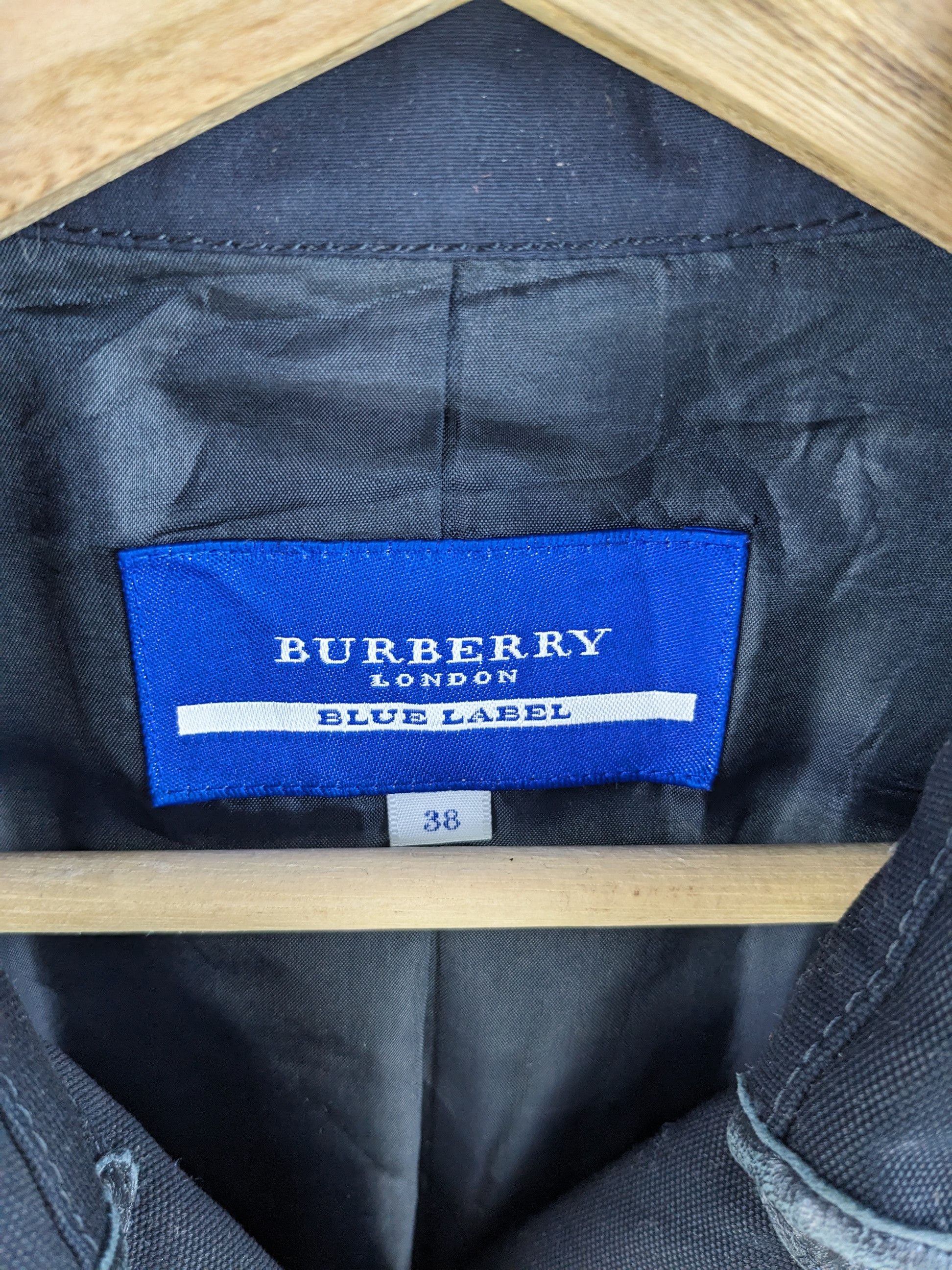 Burberry × Vintage Vintage Burberry Jacket Blue Label Size XS / US 0-2 / IT 36-38 - 13 Thumbnail