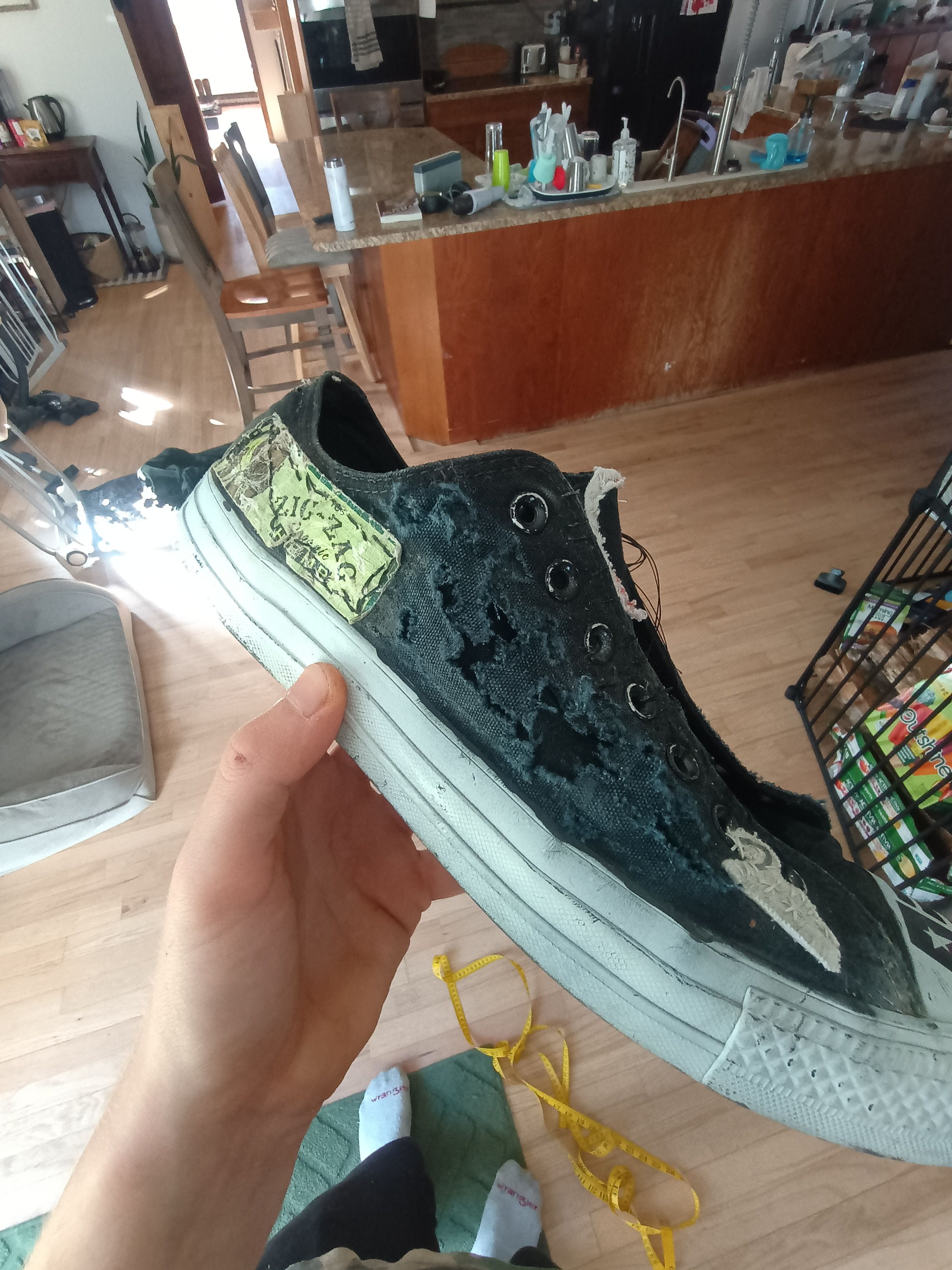 Converse Distressed\repaired converse Size US 11 / EU 44 - 6 Thumbnail