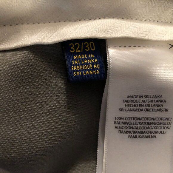 Polo Ralph Lauren polo Ralph Lauren men's cotton casual pants 32/30 Size US 32 / EU 48 - 6 Thumbnail