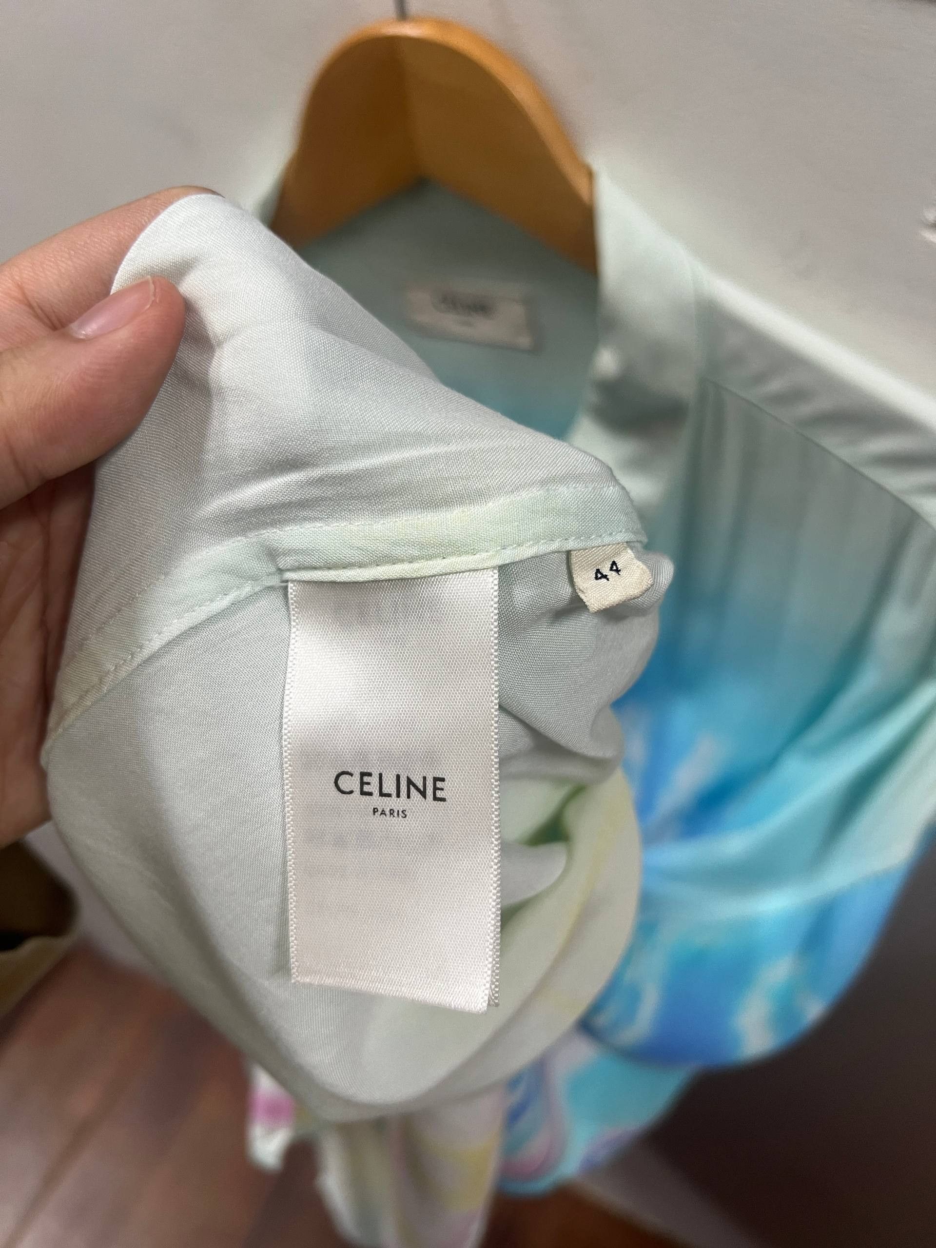 Celine SS22 Celine "Cosmic Cruiser" Heavenly Days Shirt Size US S / EU 44-46 / 1 - 6 Thumbnail