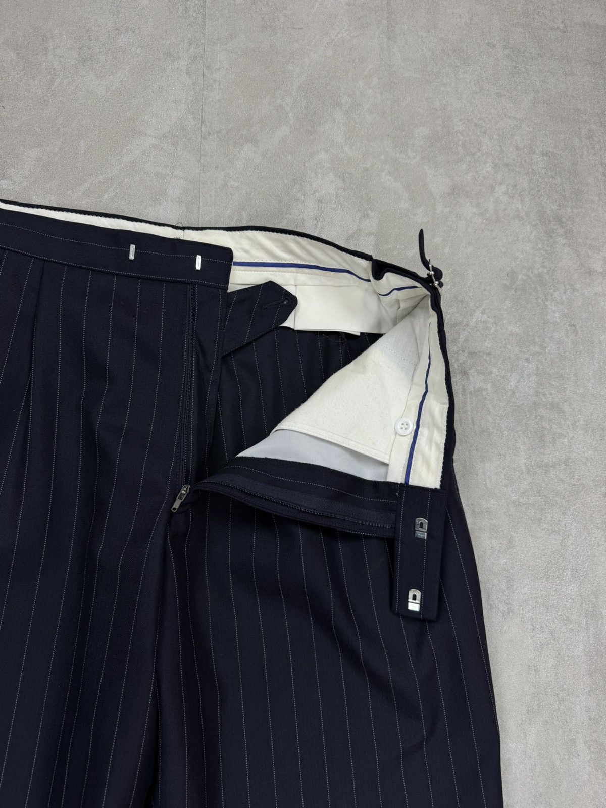 Other Vintage Norton & Townsend Bespoke Tailoring stripes trousers Size US 32 / EU 48 - 16 Thumbnail