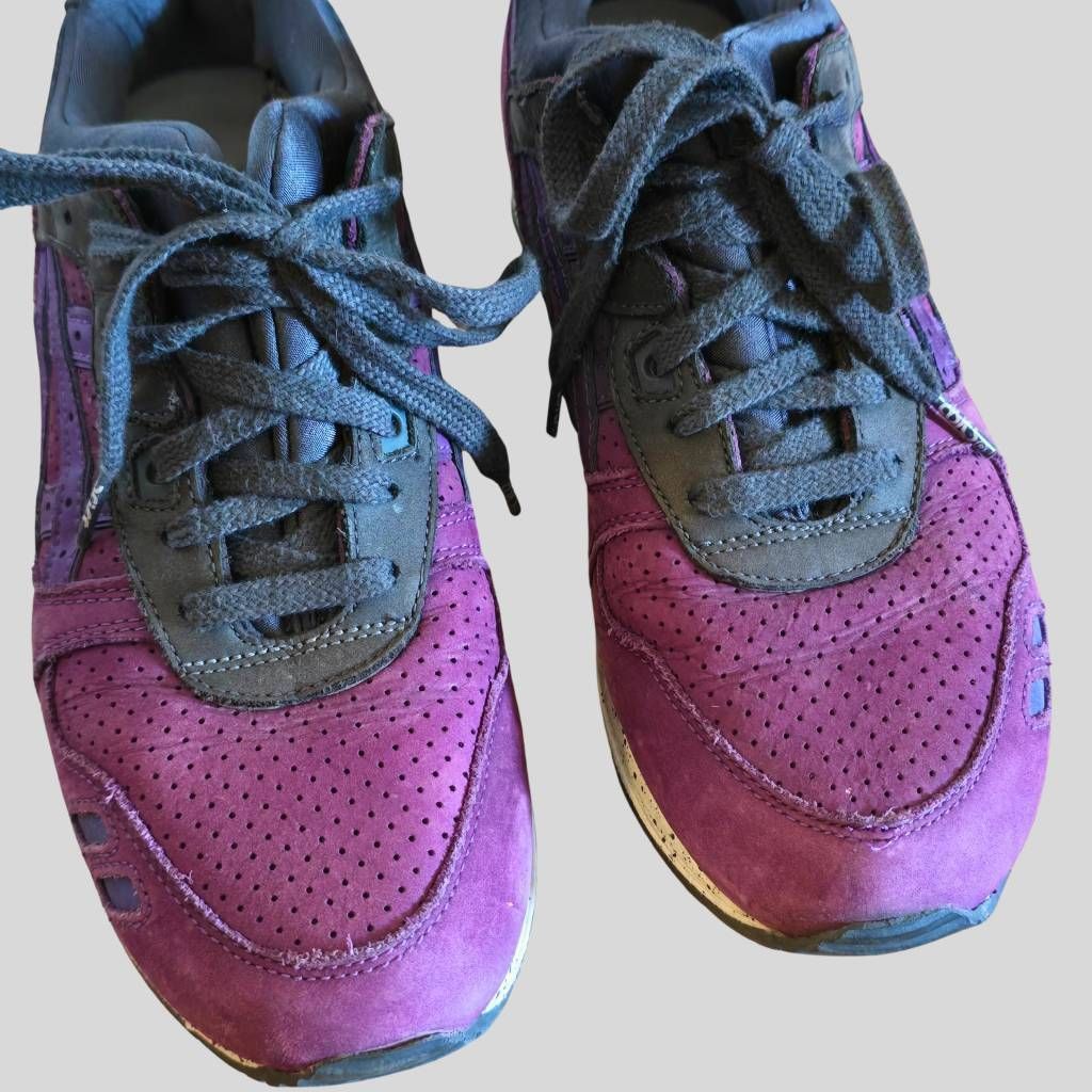 Asics ASICS Gel Lyte III Women’s 8.5 Purple Suede Mesh Running Sho Size US 8.5 / IT 38.5 - 5 Thumbnail