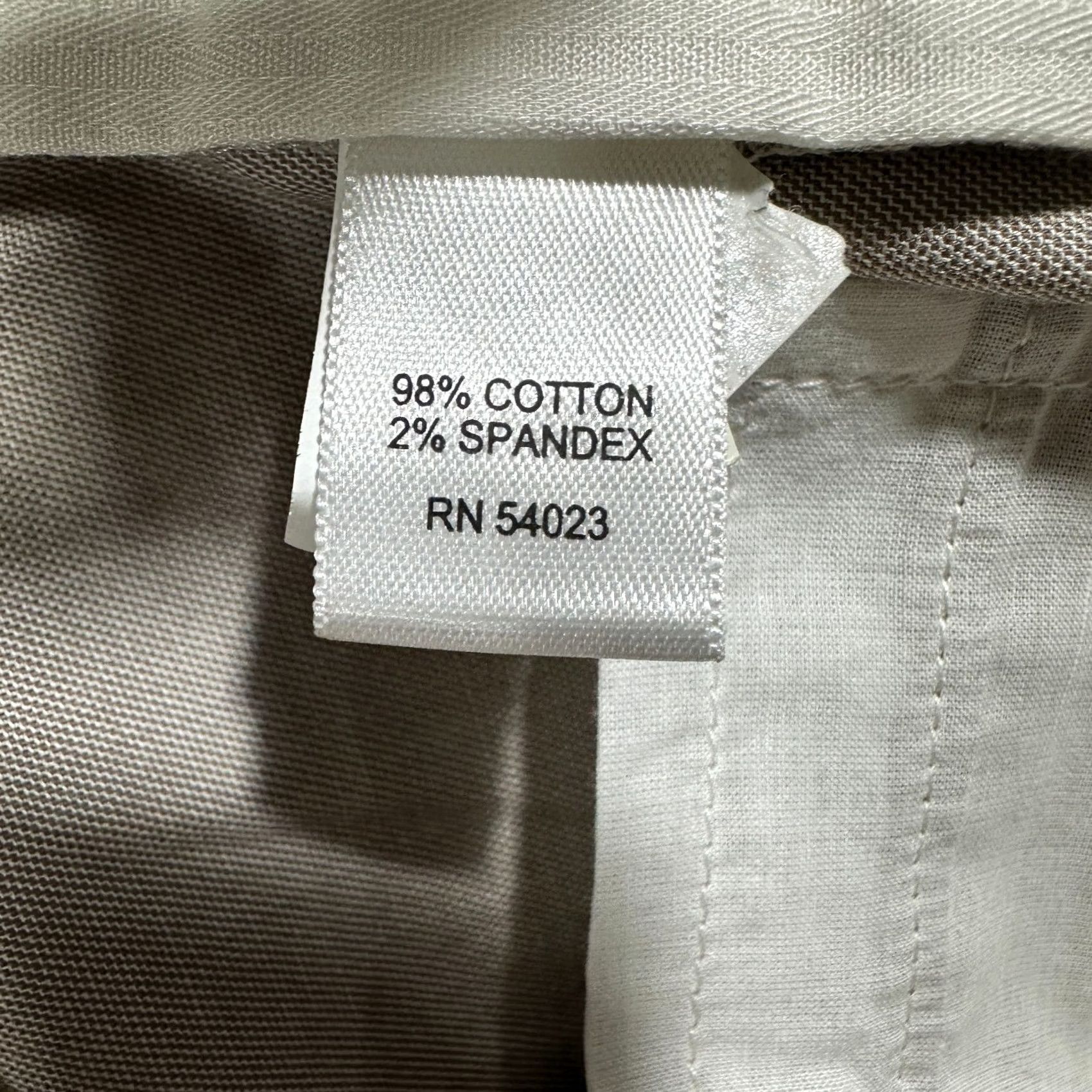 Banana Republic Banana Republic Pants Womens 8 Jackson Fit Wide-Leg Cuffed Brown Cotton Blend Stretch Dress Pants Shirt: Pants? Size 30" / US 8 / IT 44 - 5 Thumbnail