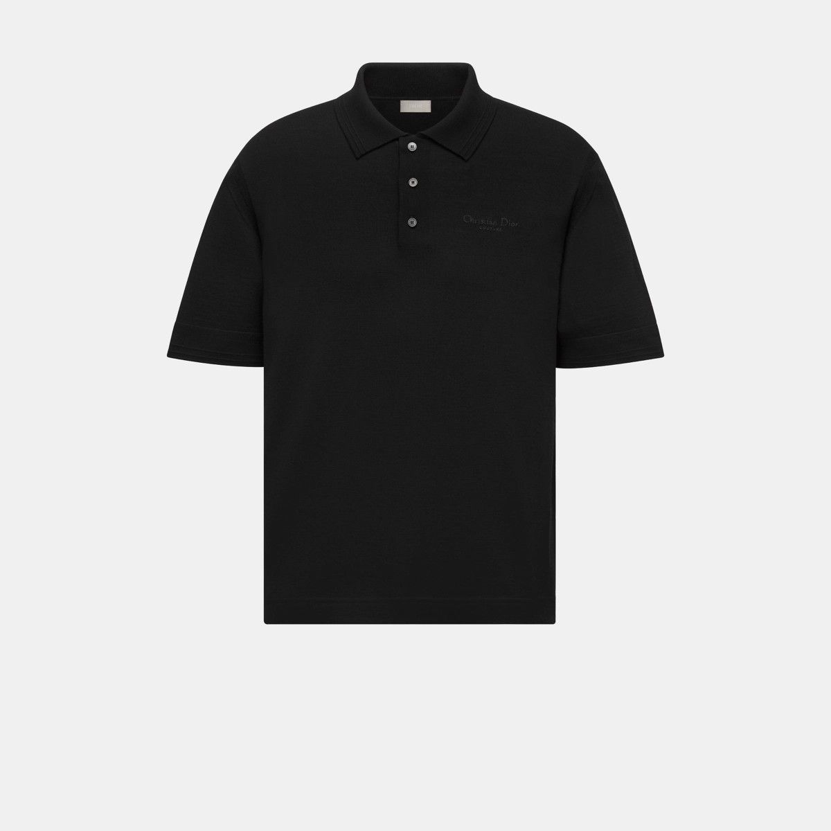 Dior × Stussy Dior x Shawn Stussy Polo Shirt Black | Grailed