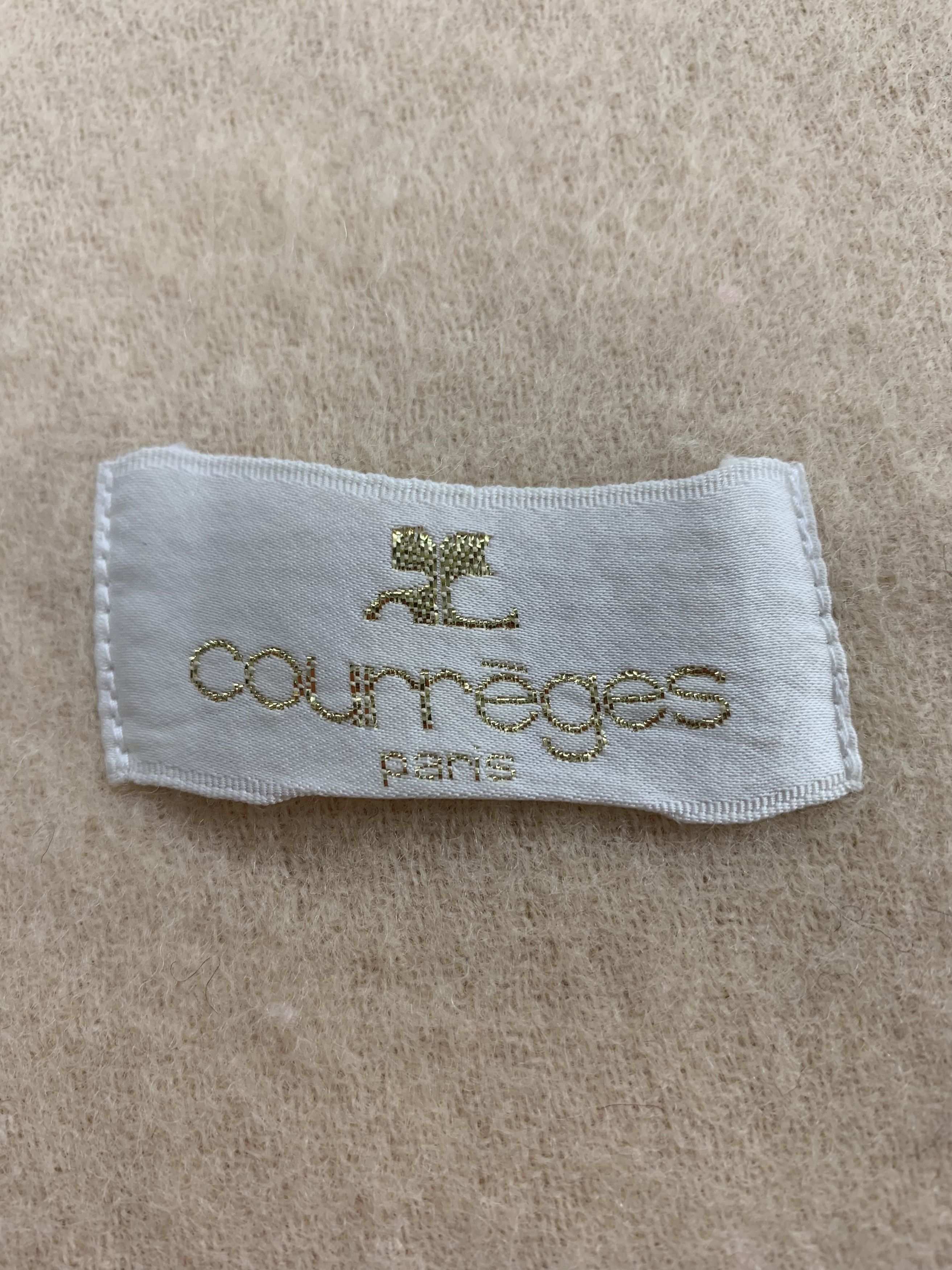 Courreges Courreges Scarf Wool Muffler Neck Wrap BL2104 Size ONE SIZE - 6 Thumbnail