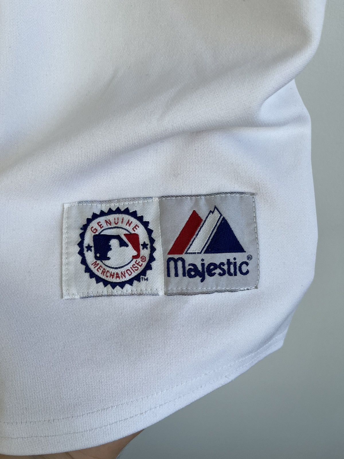 Majestic Vintage Majestic Boston Red Sox MLB White Jersey Size US L / EU 52-54 / 3 - 3 Thumbnail