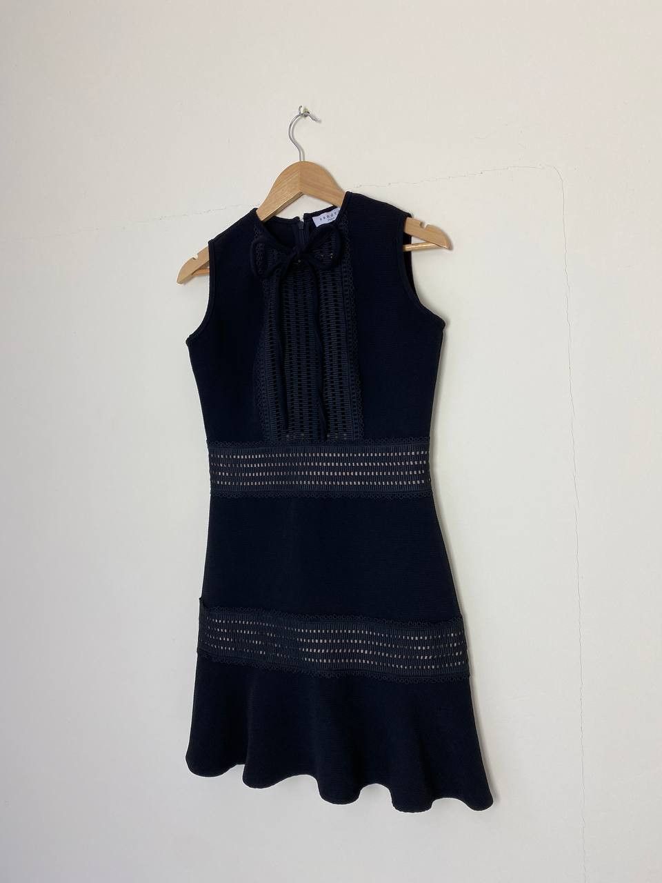 Sandro Sandro Paris Emelie Lace-Band Midi Dress Size S / US 4 / IT 40 - 4 Thumbnail