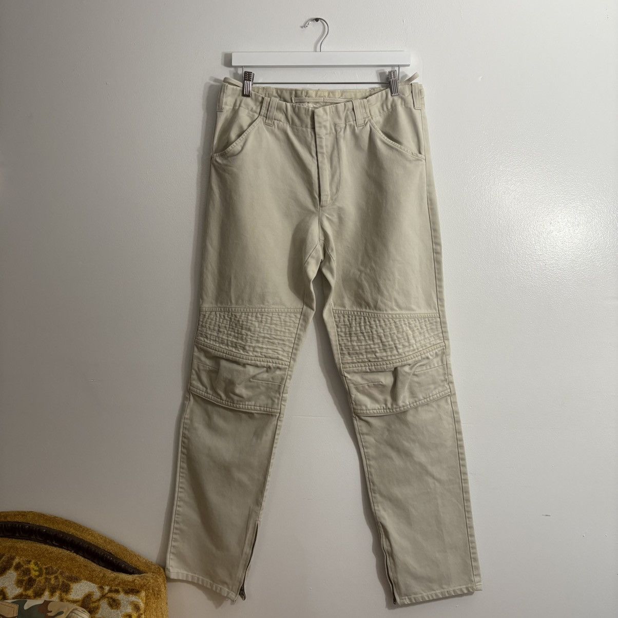 Helmut Lang Vintage Canvas Astro Biker Pants