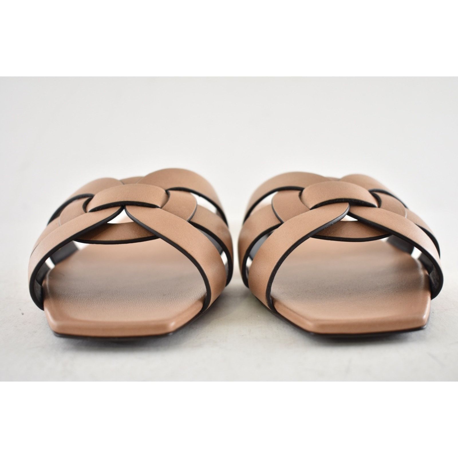 Yves Saint Laurent Saint Laurent YSL Tribute Nu Pieds 05 Corda Beige Leather Size US 9.5 / IT 39.5 - 9 Thumbnail