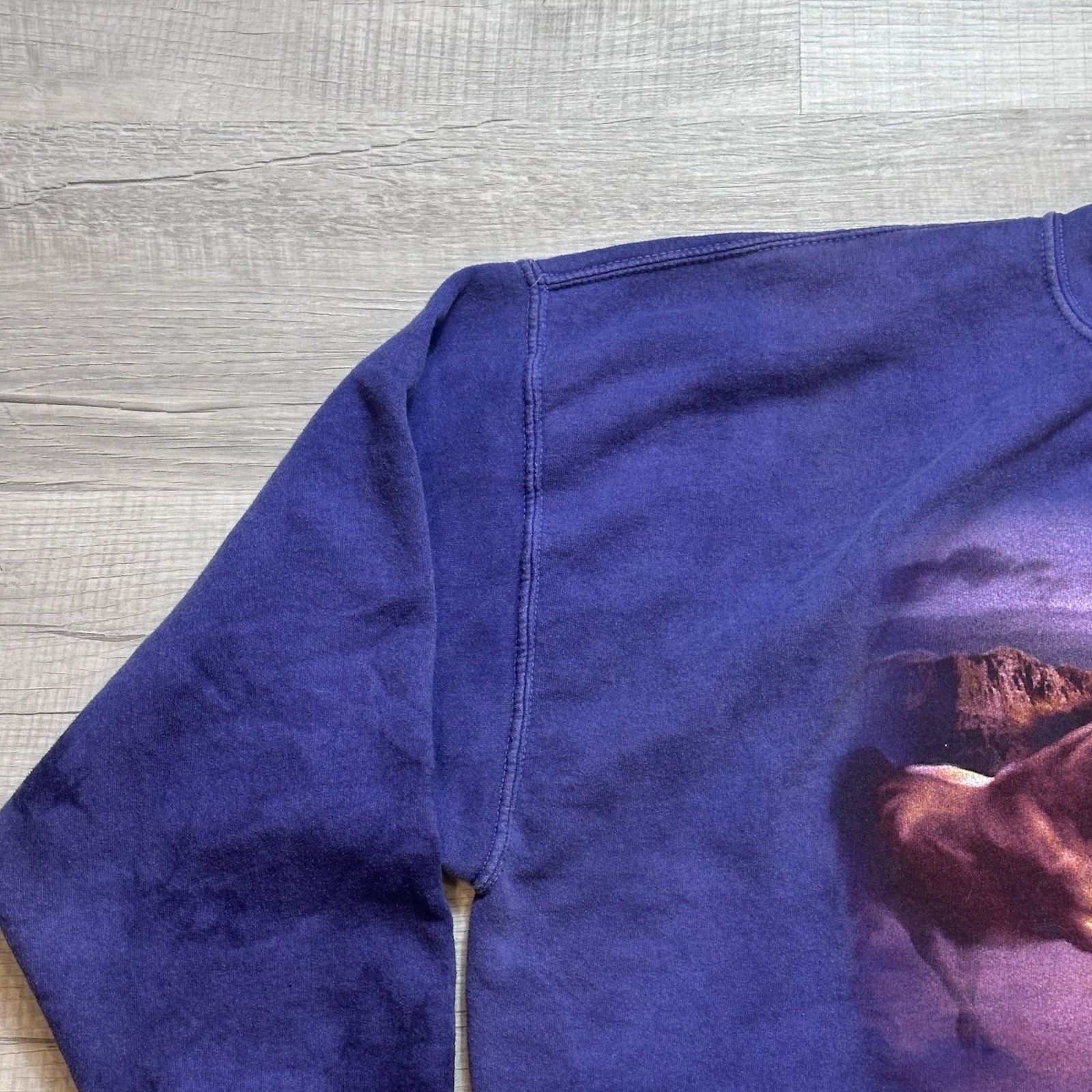 Gildan Vintage Y2K Gildan Crewneck Sweatshirt Wild Horses Purple Size US XXL / EU 58 / 5 - 6 Thumbnail