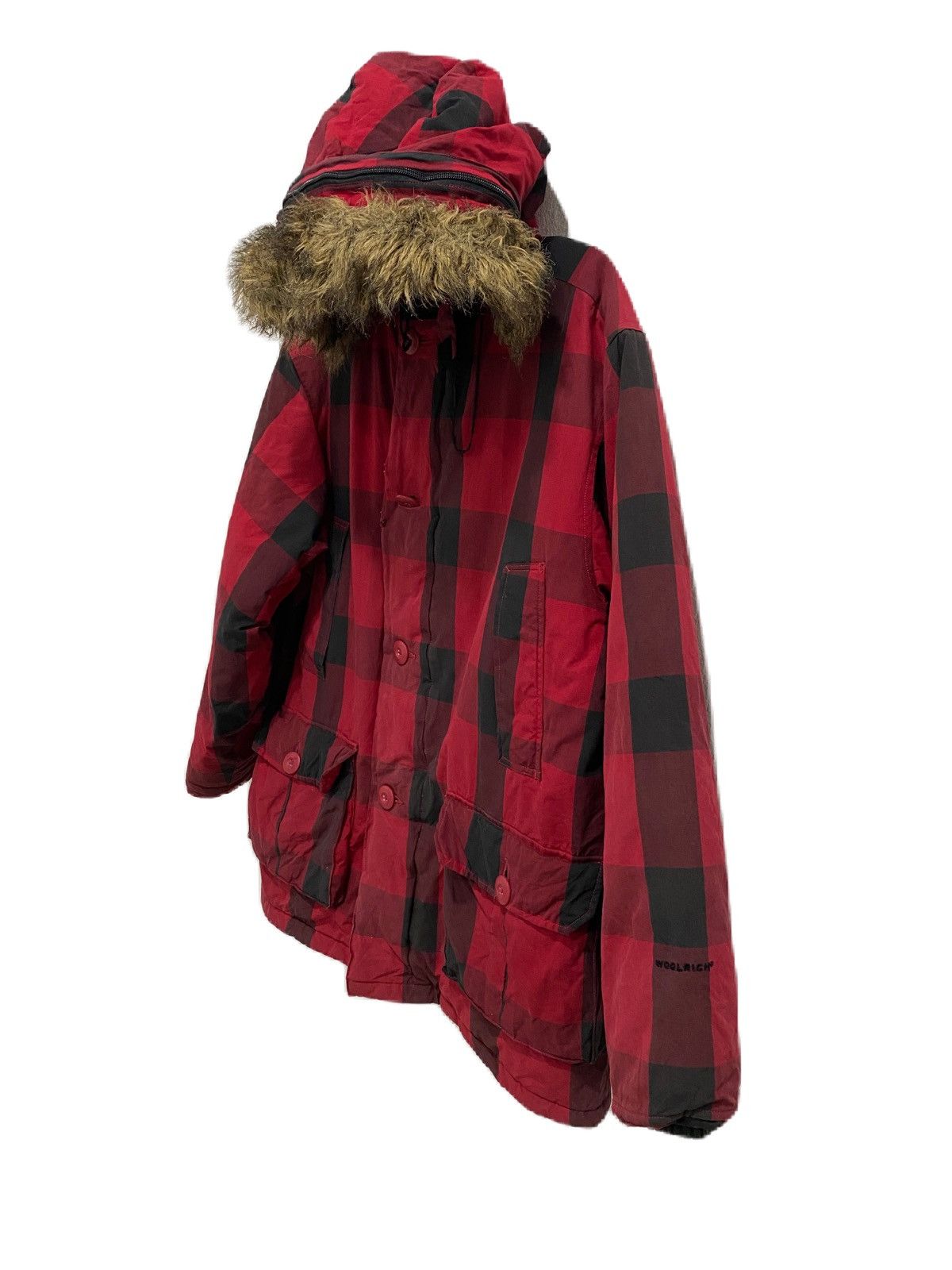 Woolrich Woolen Mills FAUX DUR WOOLRICH PLAID JACKET FOUR POCKET DESIGN PLAID Size US L / EU 52-54 / 3 - 3 Thumbnail