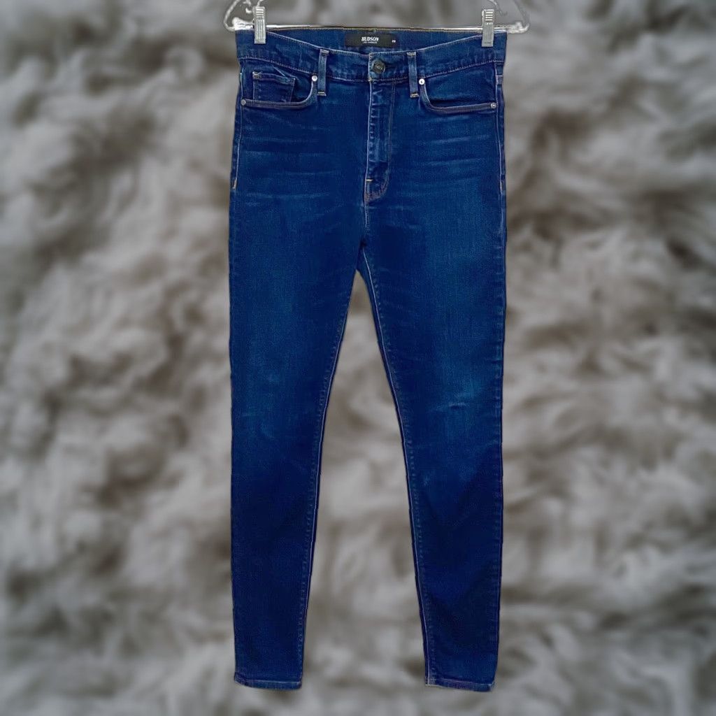 Vintage Hudson Jeans Jeans High Rise Super Skinny 28 Requiem Stretch Womens Adult 28 Blue Denim Stretch 5-Pocket Preppy 90s? Size 28" / US 6 / IT 42 - 1 Thumbnail
