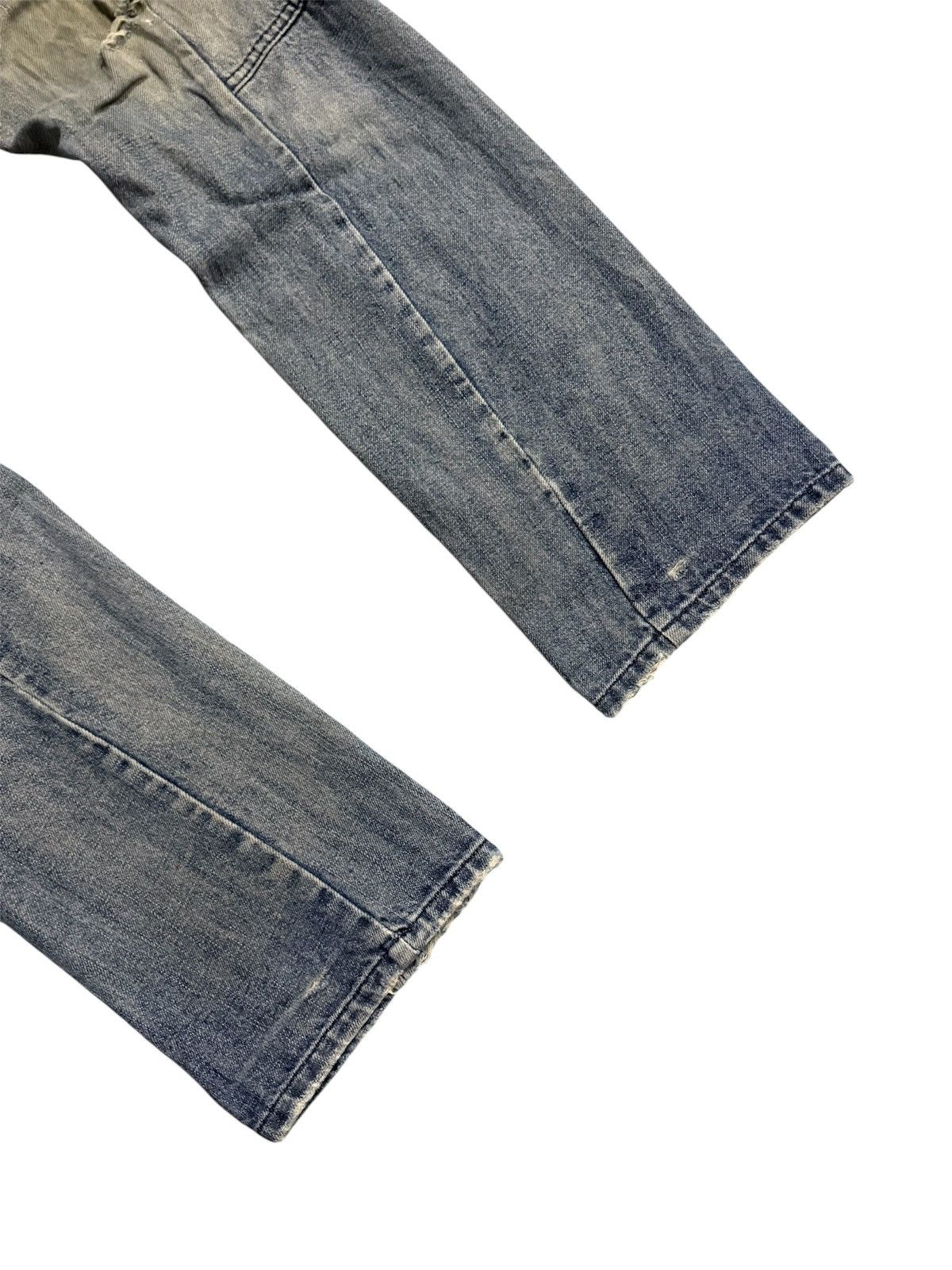 Hysteric Glamour BREATHMINT DOUBLE WAIST TWIST LEGS DISTRESSED JEANS Size US 42 / EU 58 - 5 Thumbnail