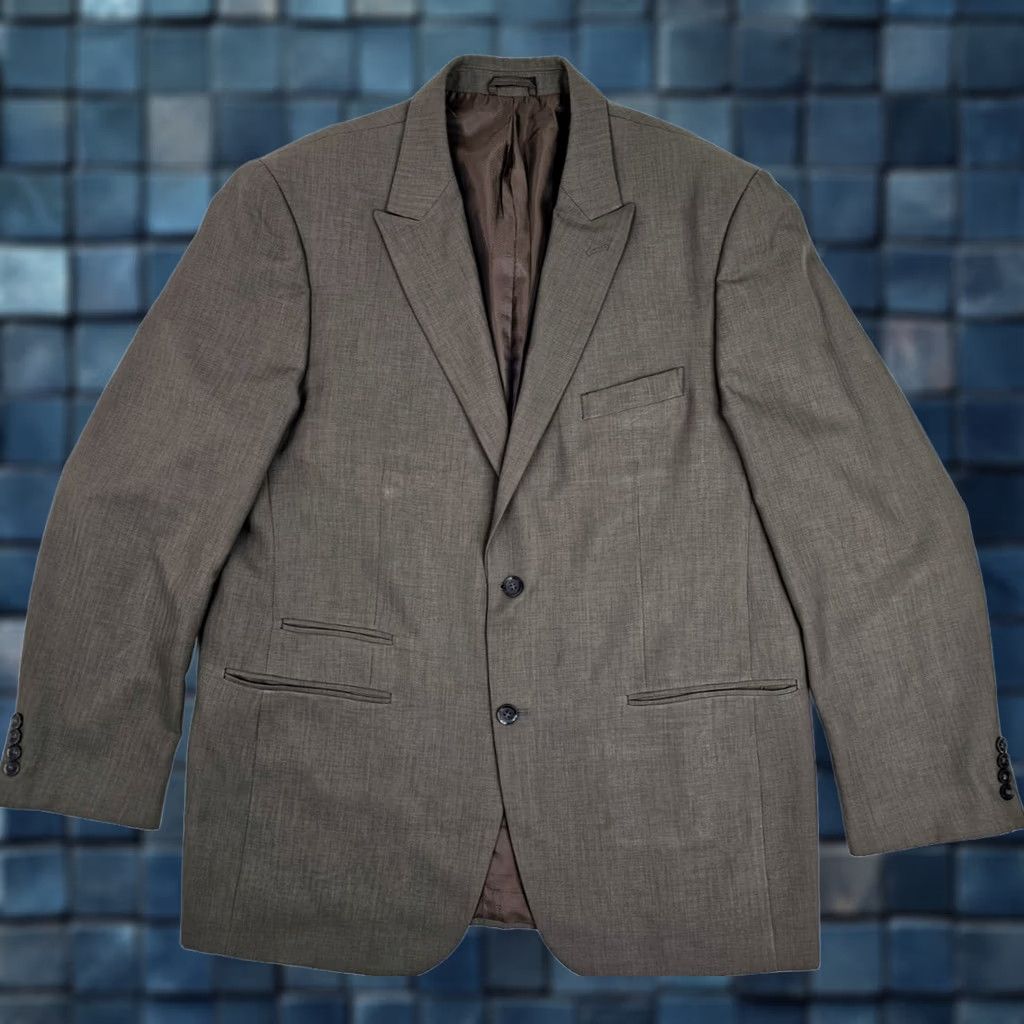 Vintage VINTAGE Steve Harvey Celebrity Edition Sultan Suit Men 48L / 42L Brown 2 Piece Inseam 29.5" | Navy? Size 48L - 1 Thumbnail