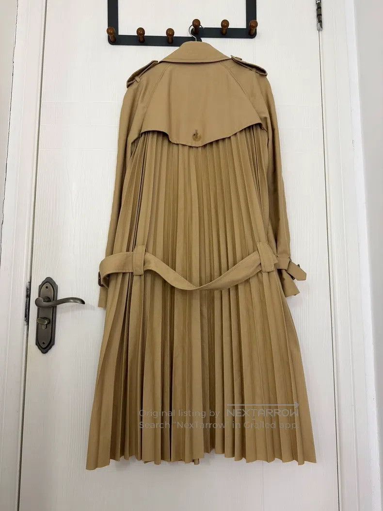 Junya Watanabe Junya Watanabe Pleated Trench Coat Size S / US 4 / IT 40 - 4 Thumbnail