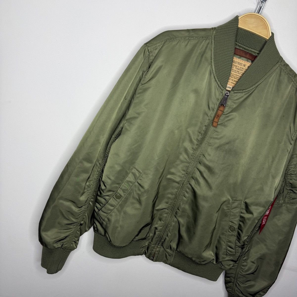 Alpha Industries Vintage Alpha Industries Bomber Vest CWU MA-1 Jacket Rare Size US XL / EU 56 / 4 - 3 Thumbnail