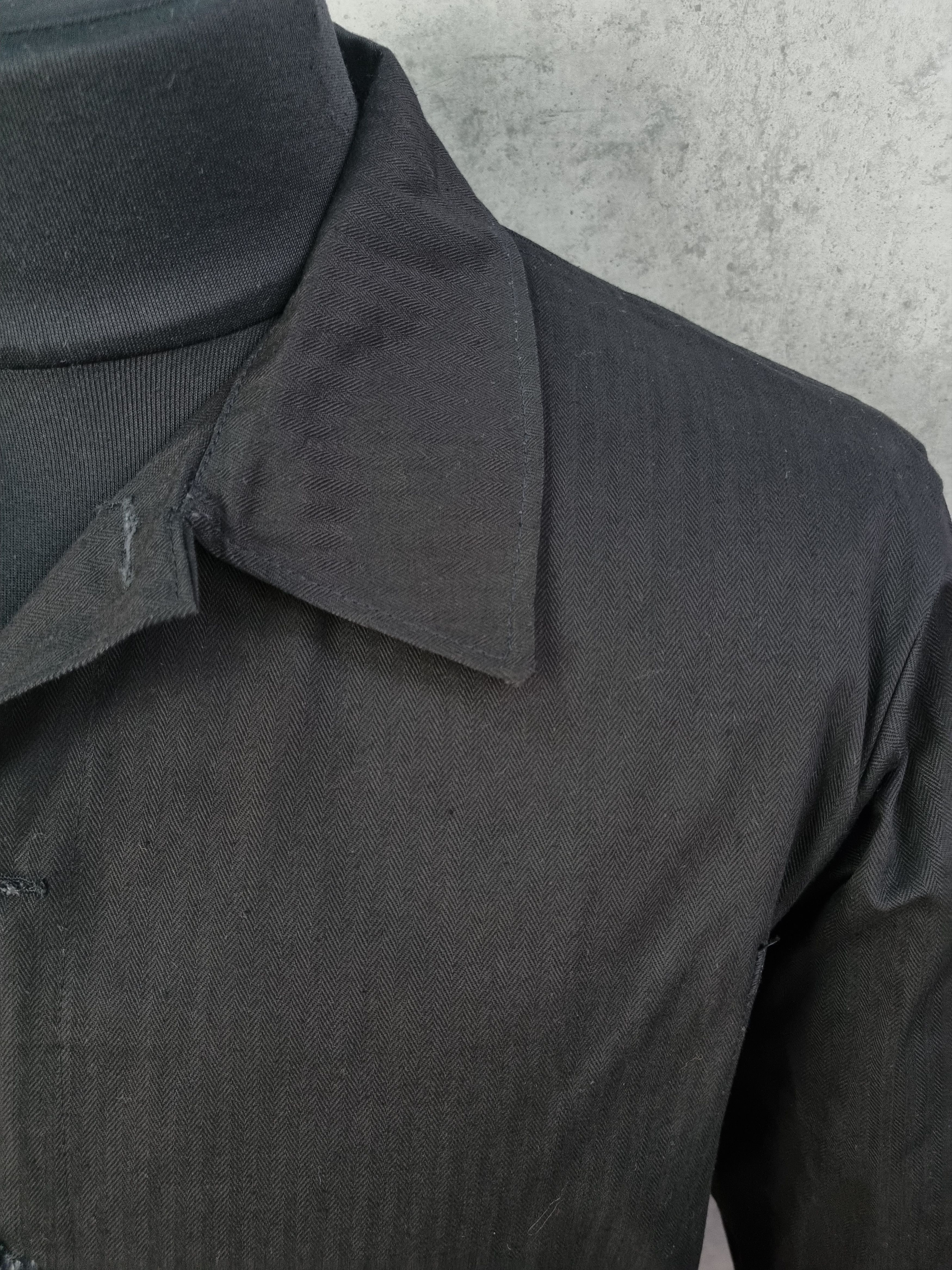 Le Laboureur × Vetra 80s Rare Black Worker Vintage French Chore Jacket Size US M / EU 48-50 / 2 - 11 Thumbnail