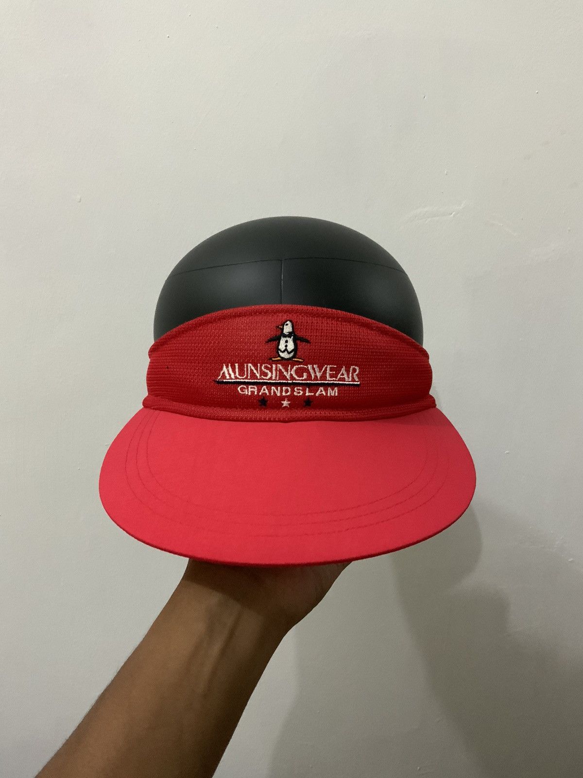 Japanese Brand Vintage Munsing Wear Grand Slam Visor Hat Size ONE SIZE - 5 Thumbnail