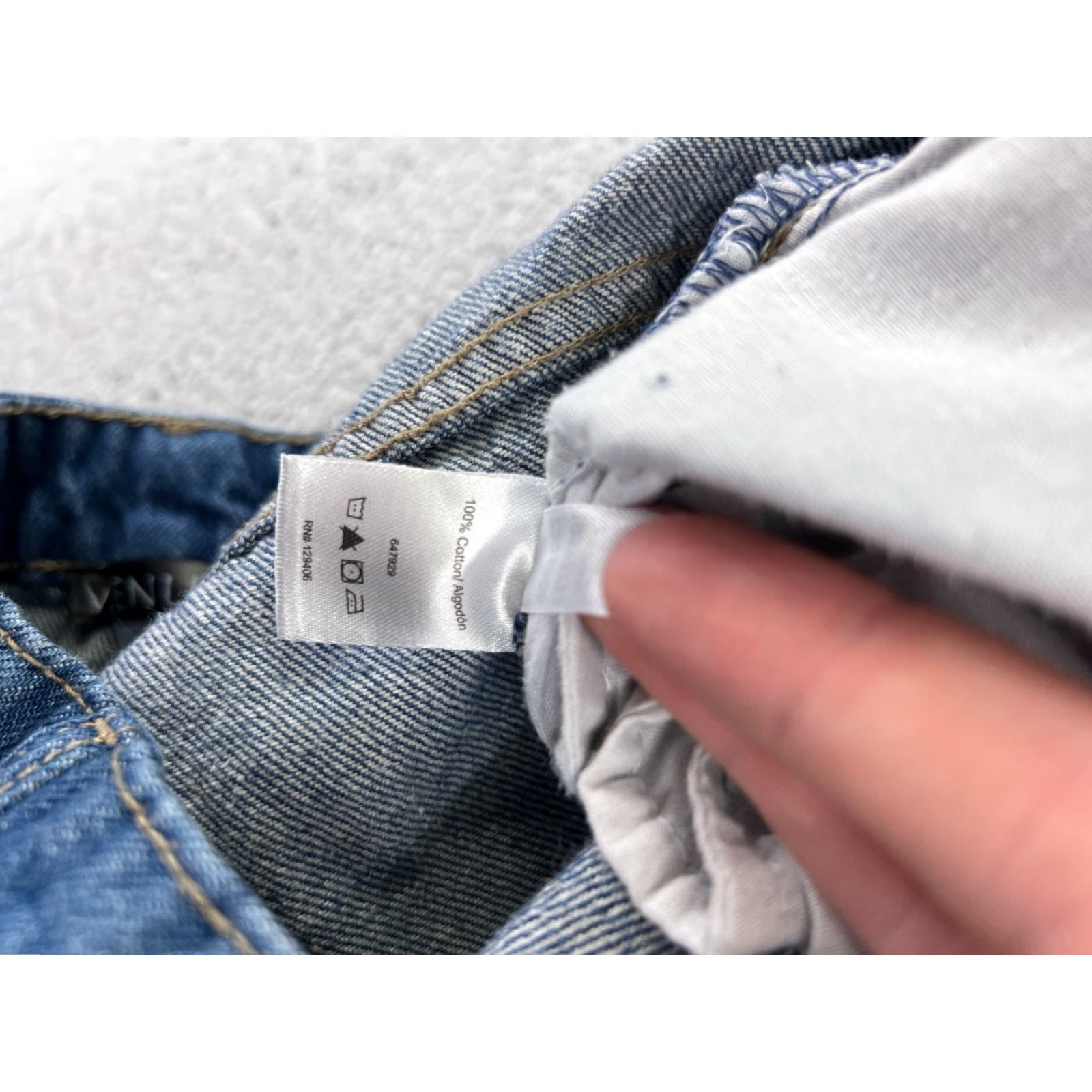 Venus Venus Jeans Womens 8 Blue Denim Flared Distressed Split Hem 28x32 Cotton Modern Womens Jeans Size 30" / US 8 / IT 44 - 7 Thumbnail