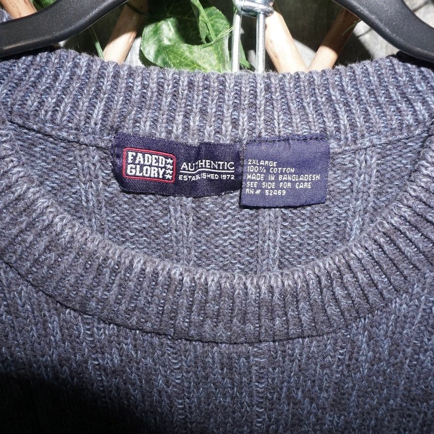 Faded Glory XXL -Vintage Y2K faded glory 2000s essential knitted sweater Size US XXL / EU 58 / 5 - 3 Thumbnail
