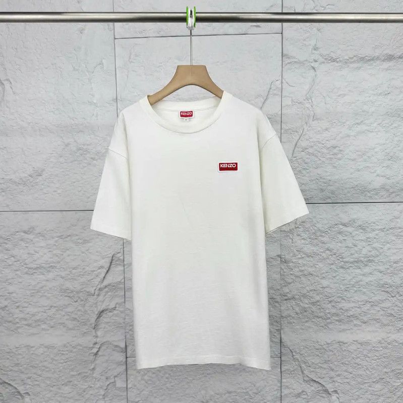 Kenzo Kenzo Women's S White Cotton T-Shirt 0089 Size S / US 4 / IT 40 - 1 Thumbnail