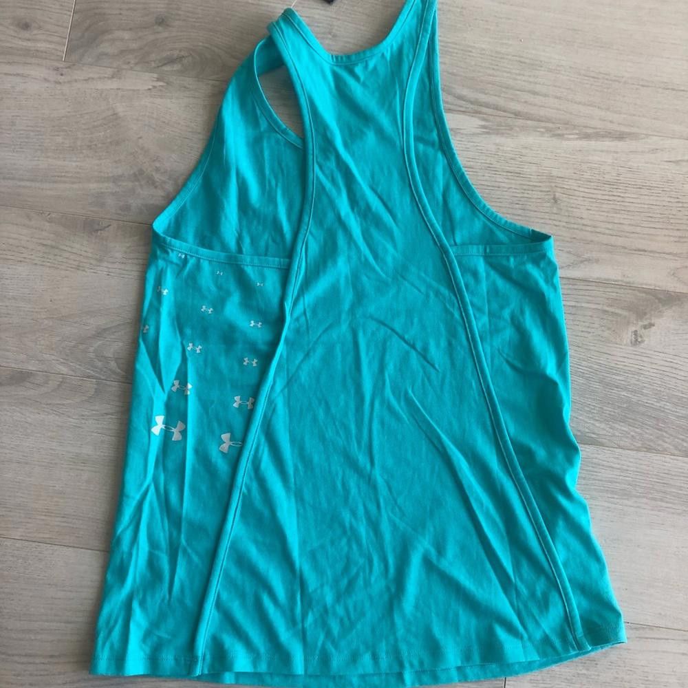 Under Armour Under Armour Women's Lightweight Workout Tank Top - Teal Size S / US 4 / IT 40 - 3 Thumbnail
