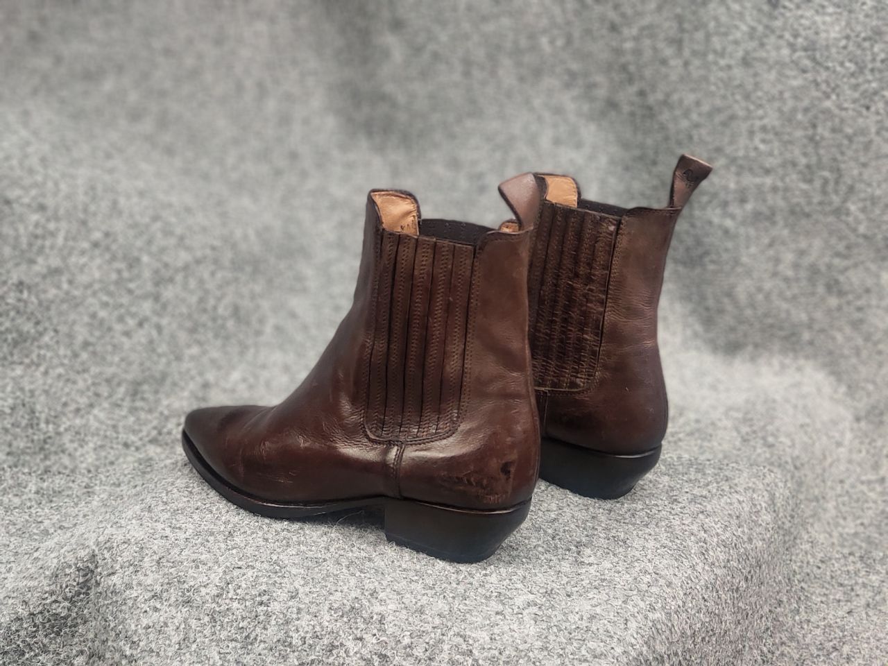 Elia Maurizi Elia Maurizi Design Leather western chelsea ankle Boots Size US 9 / IT 39 - 11 Thumbnail